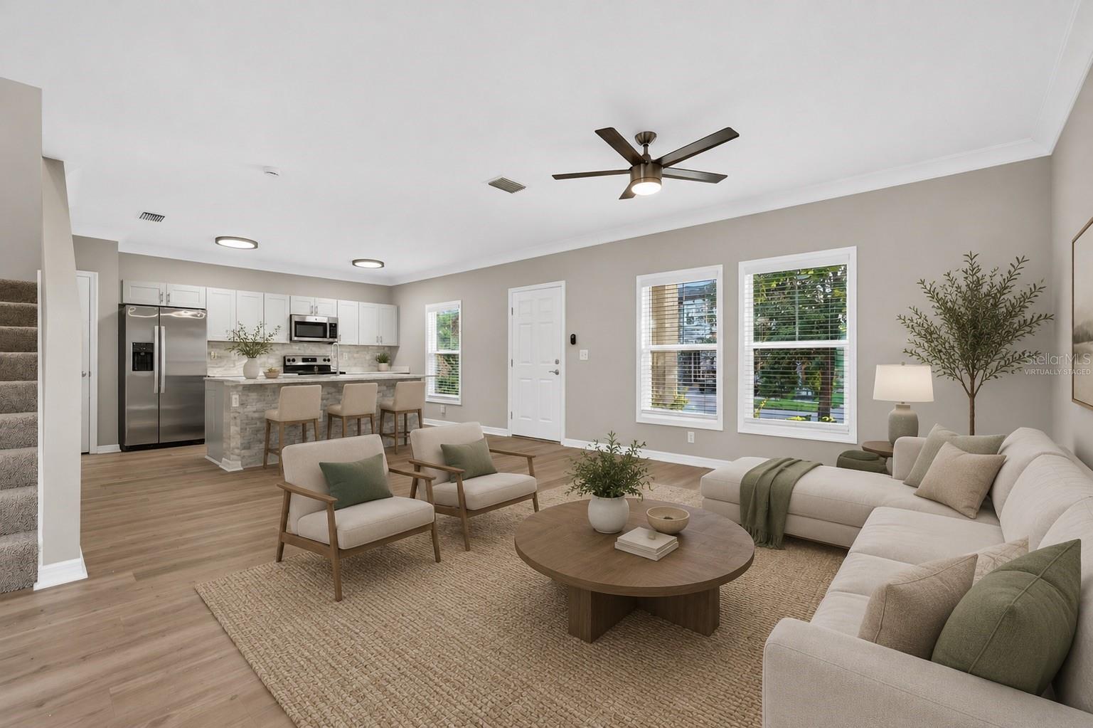 Open Concept Living - Virtually Staged