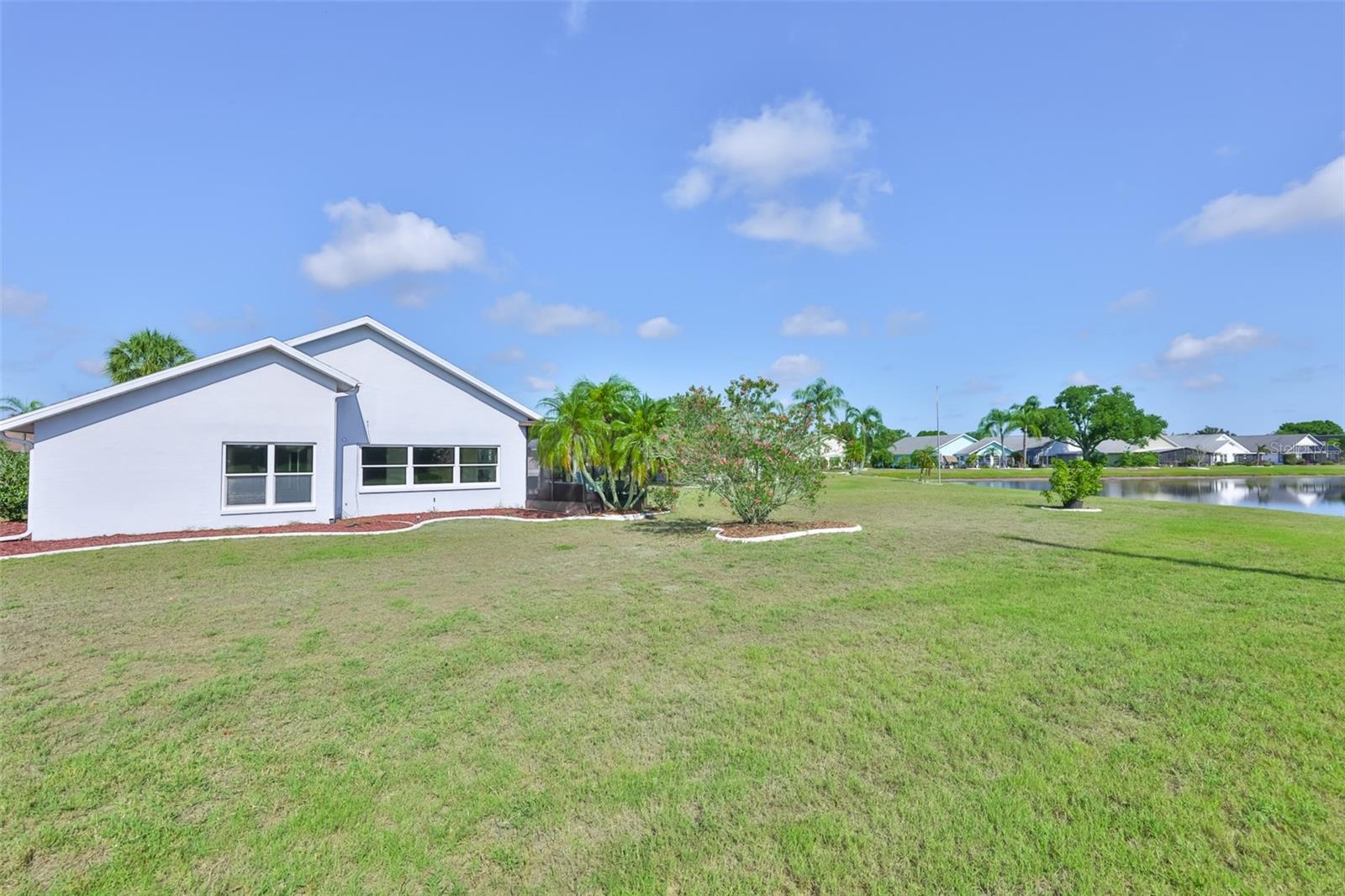 Right rear, overside lot and your water view