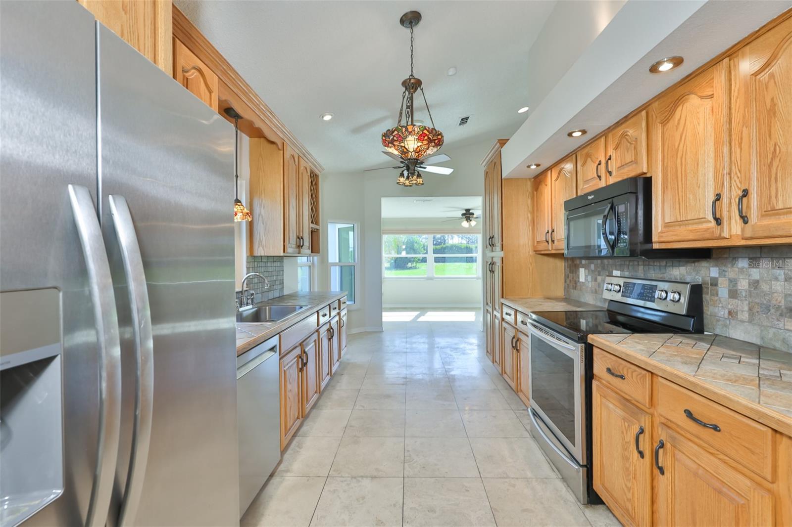 Galley Kitchen look to Breakfast Nook and Florida Room.