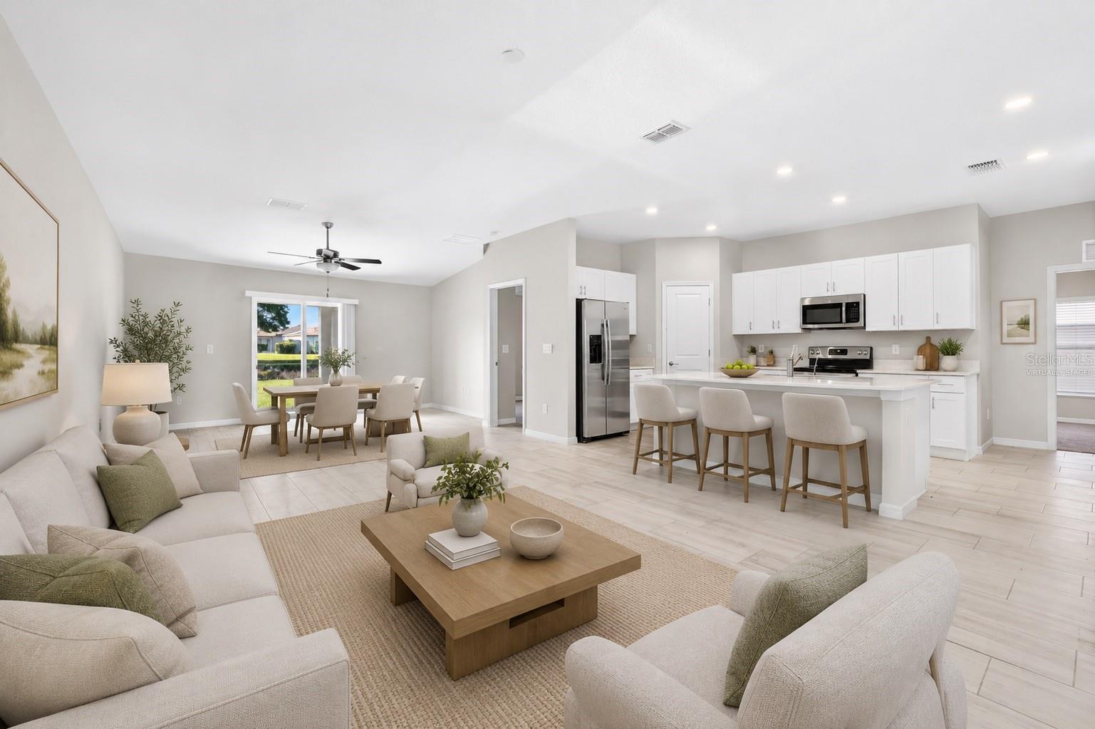Virtually Staged Great Room