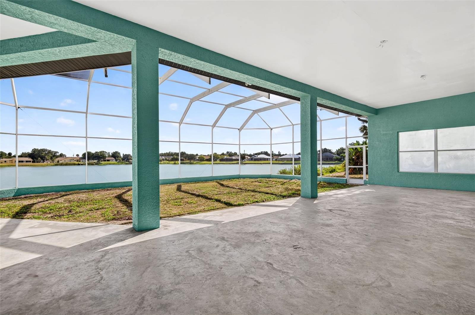 Main Lanai with Grass Area