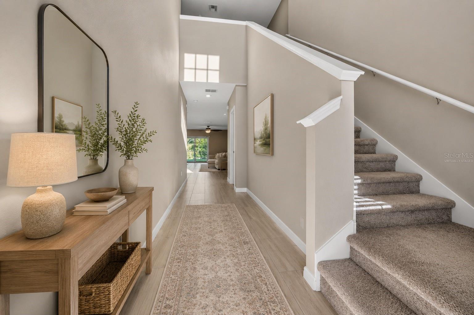 Virtually Staged - Grand Foyer Entrance