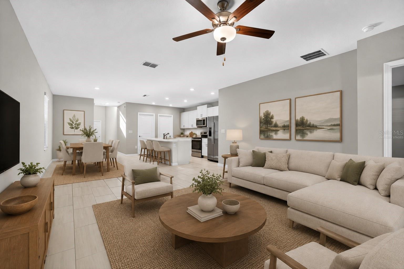 Virtually Staged - Great Room