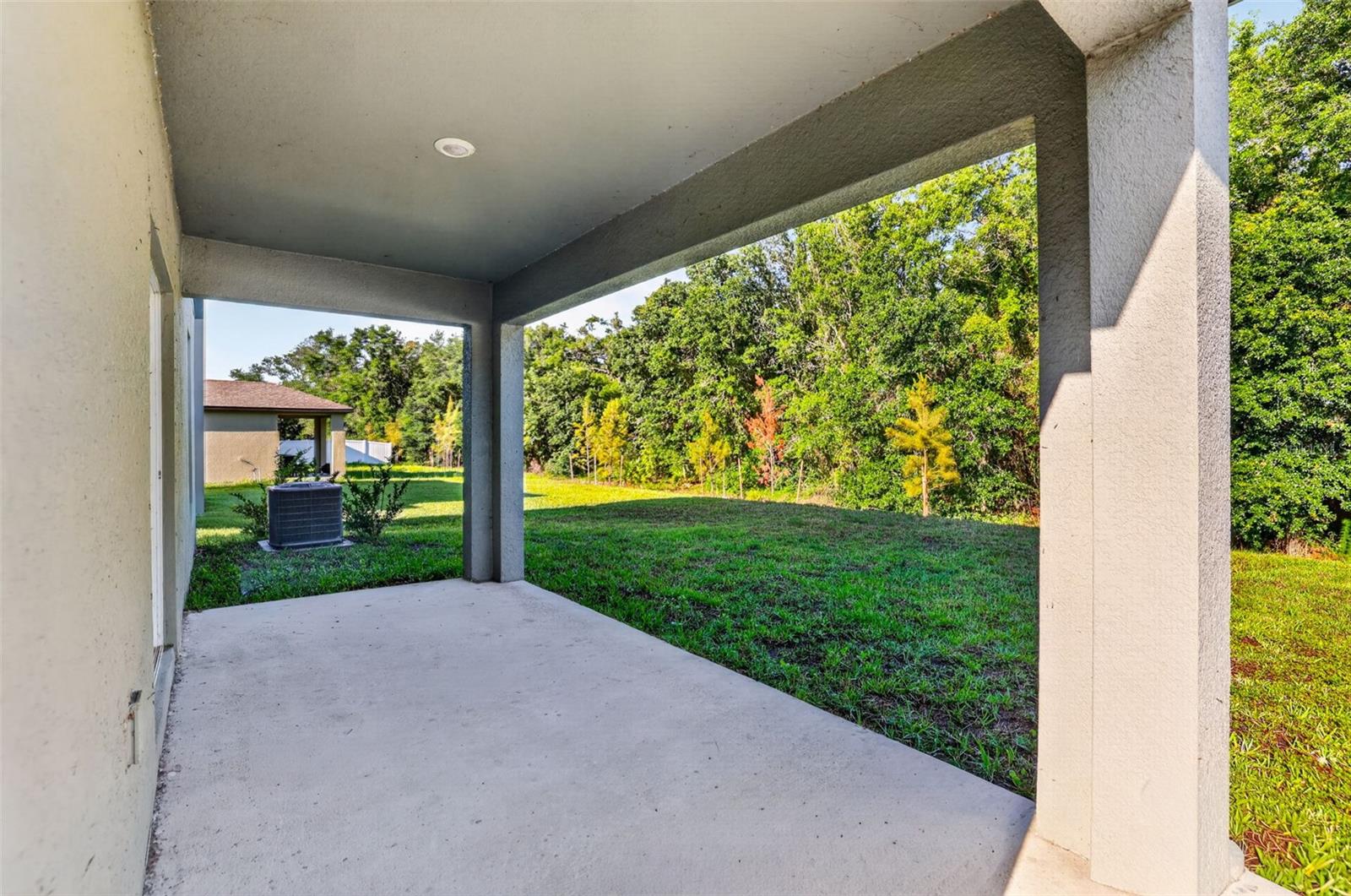Extended Covered Back Porch