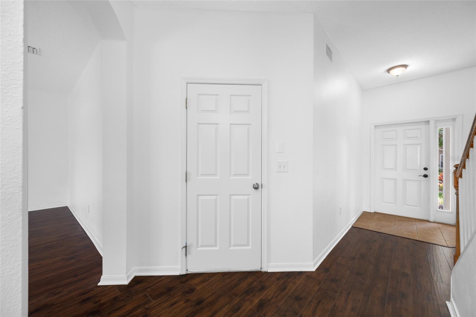 Door to 2 Car Garage