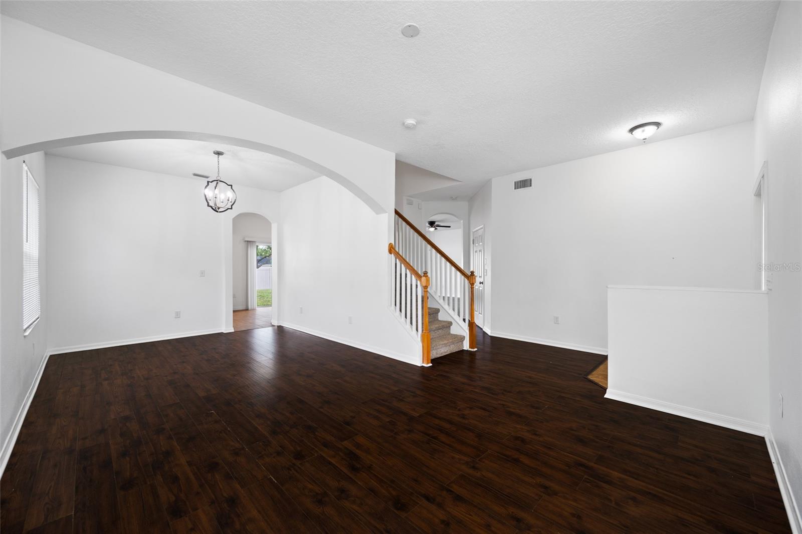 Living Room and Dining Room