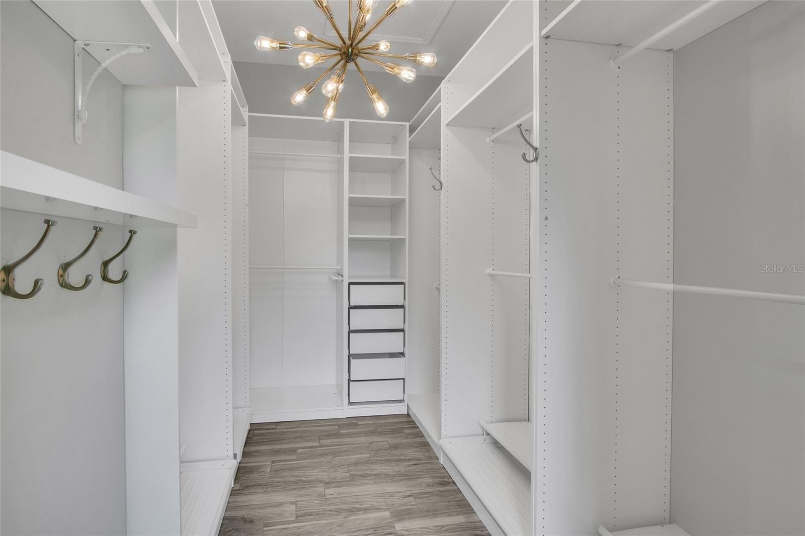 Primary walk-in closet