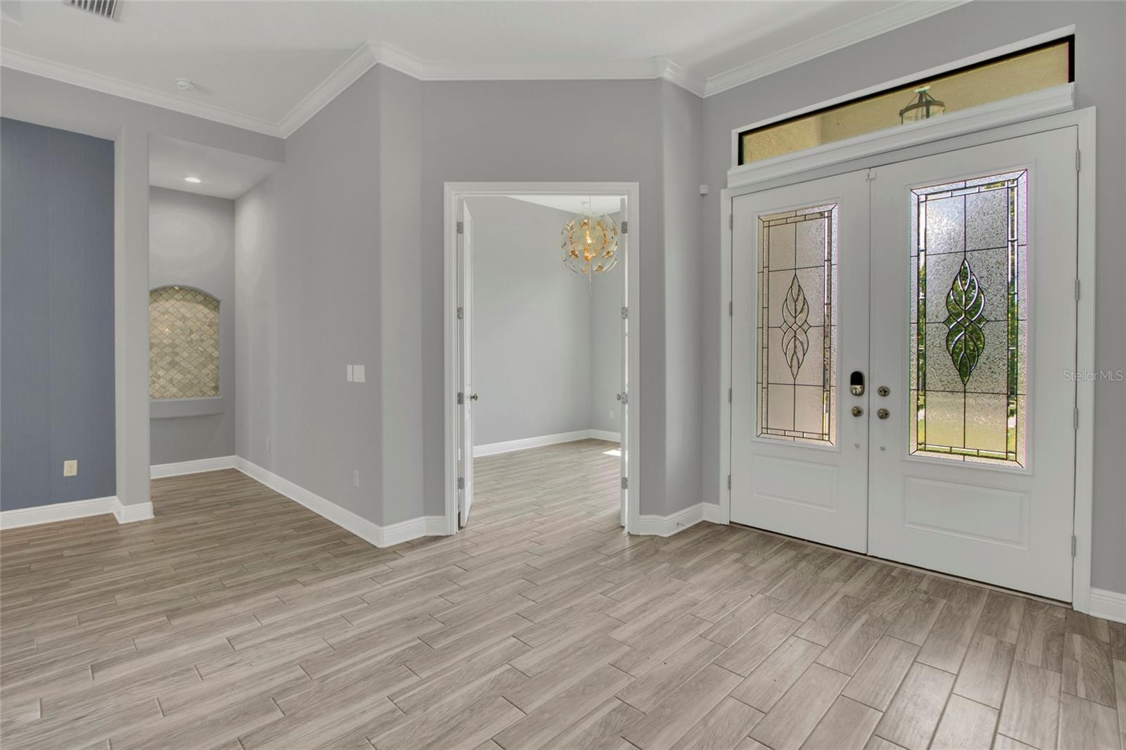 Entrance facing bedroom 4