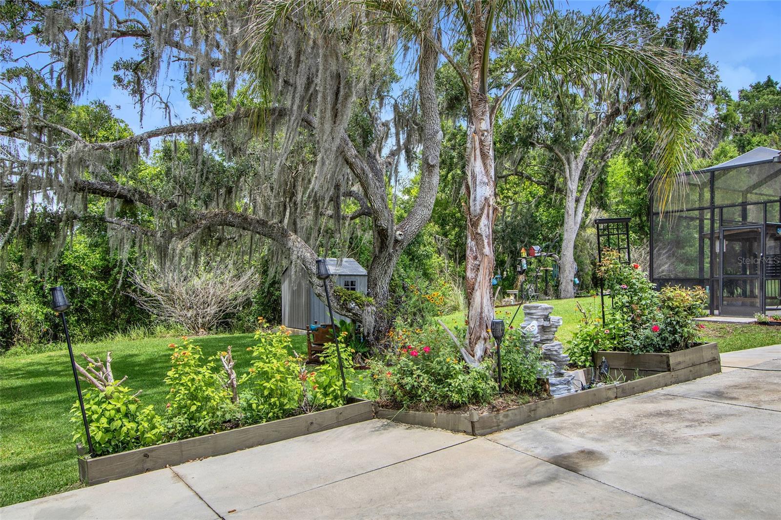 End of driveway