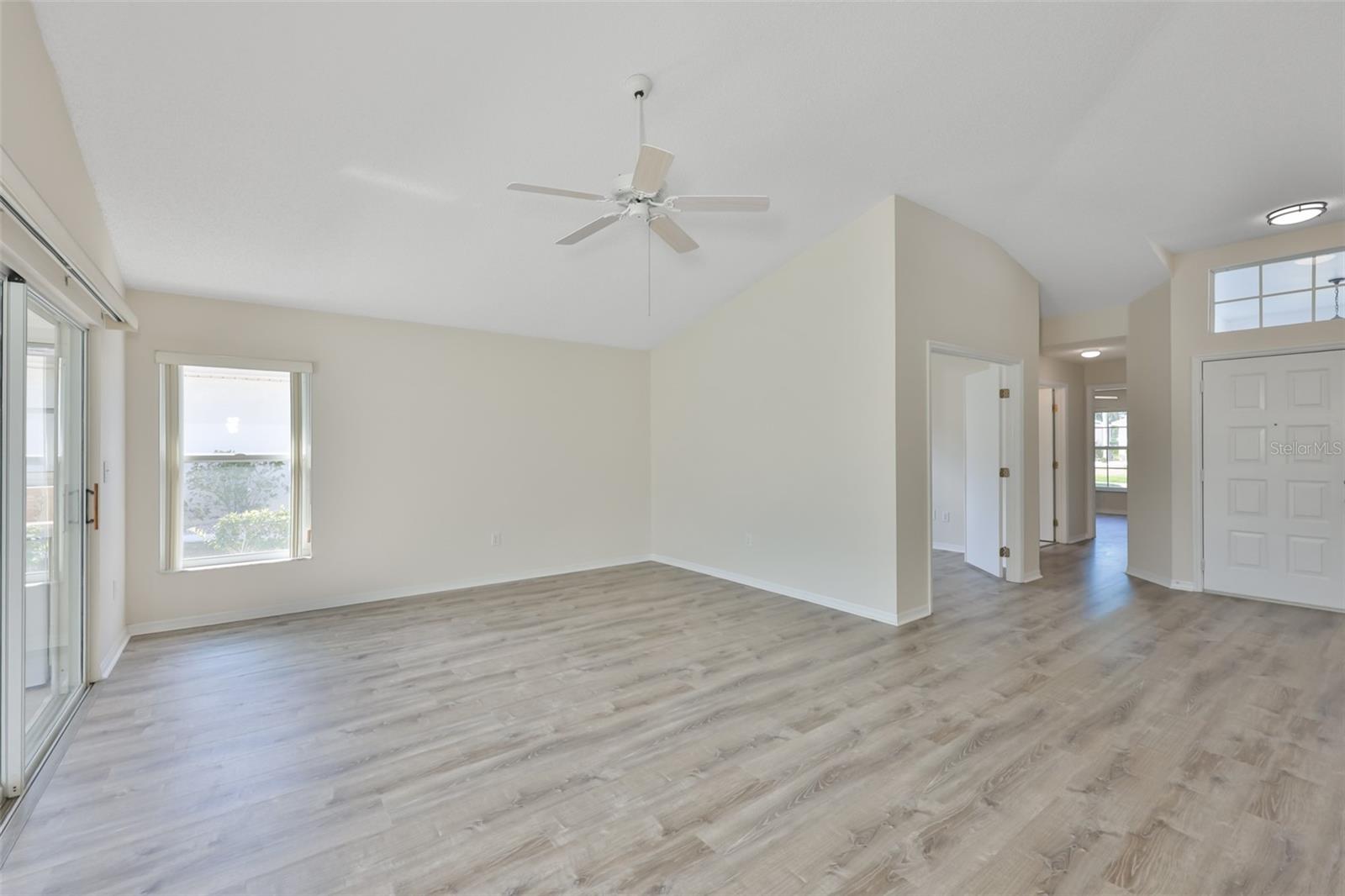 Great Room, lanai to left, den/office center, 2nd bedroom far center right