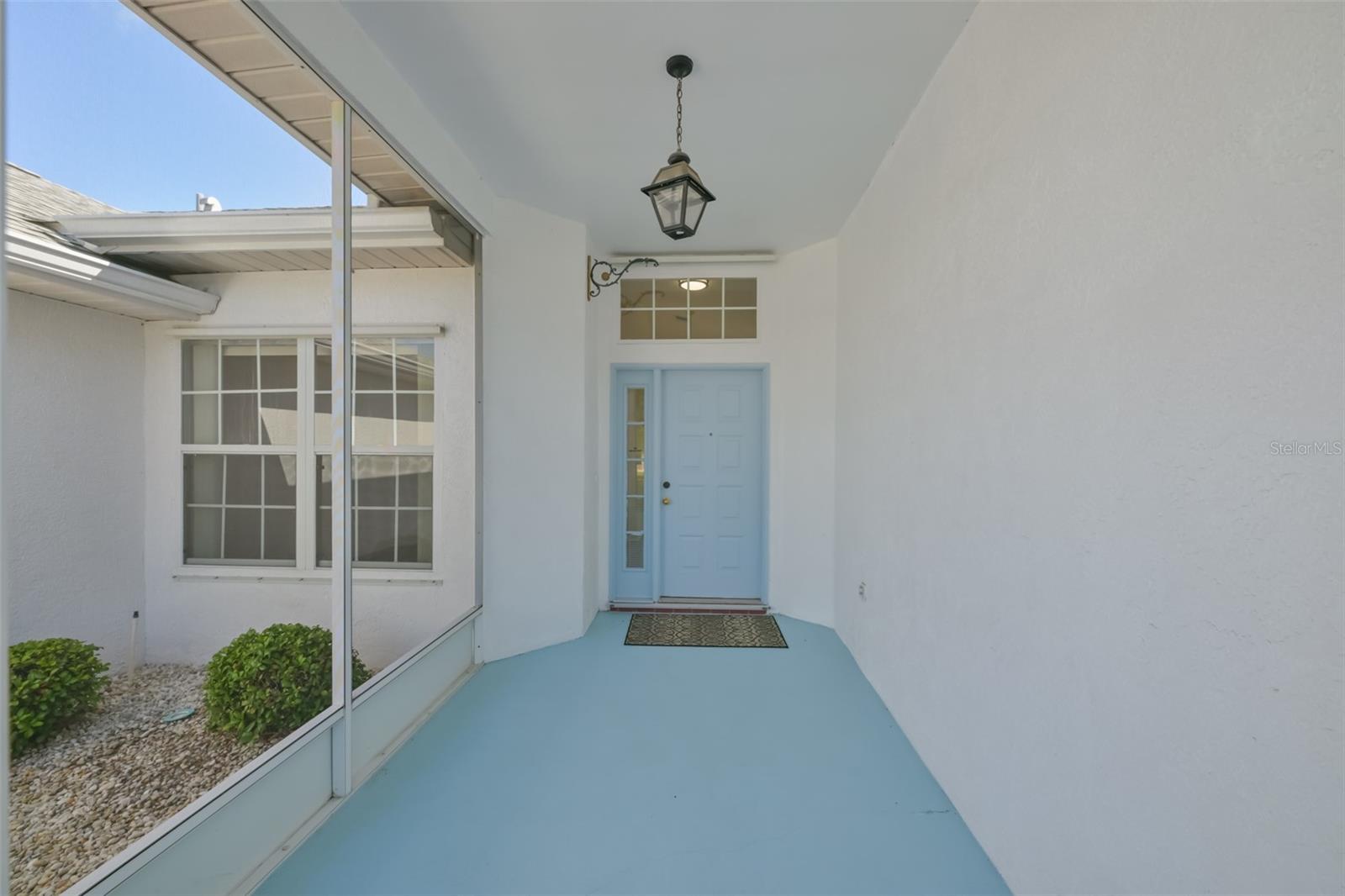 Front entrance; perfect for plants, decor or even a bistro set!