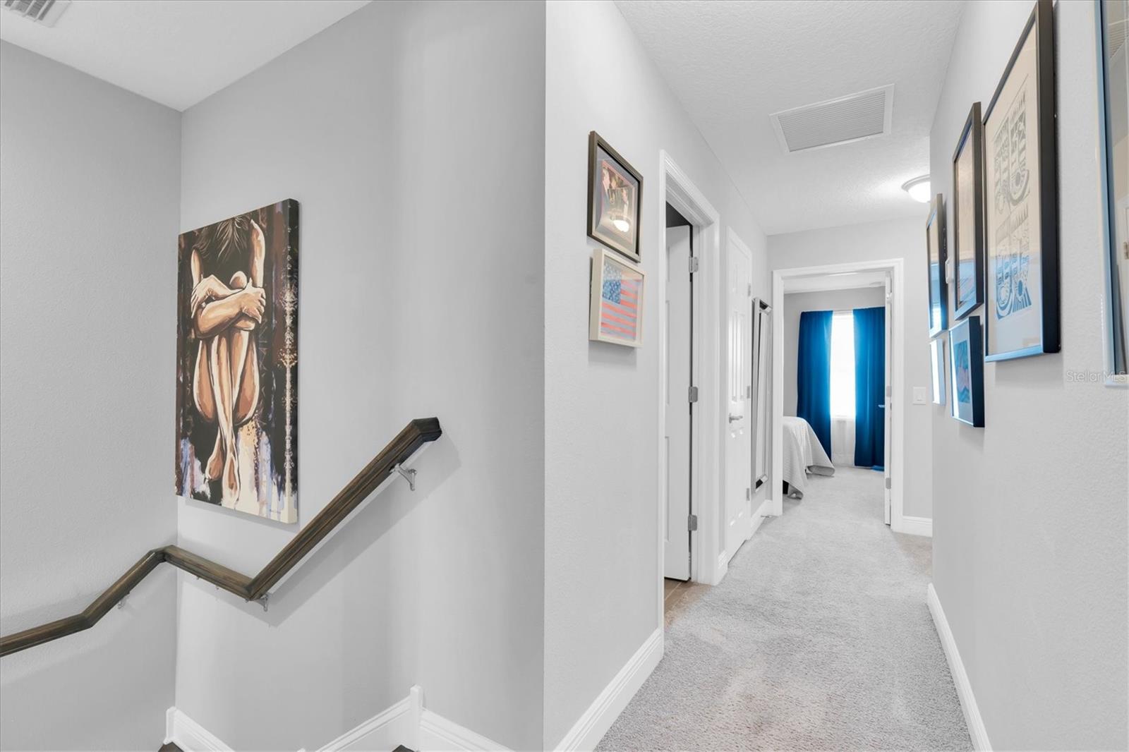 ASEND THE STAIRCASE TO THE 2ND STORY