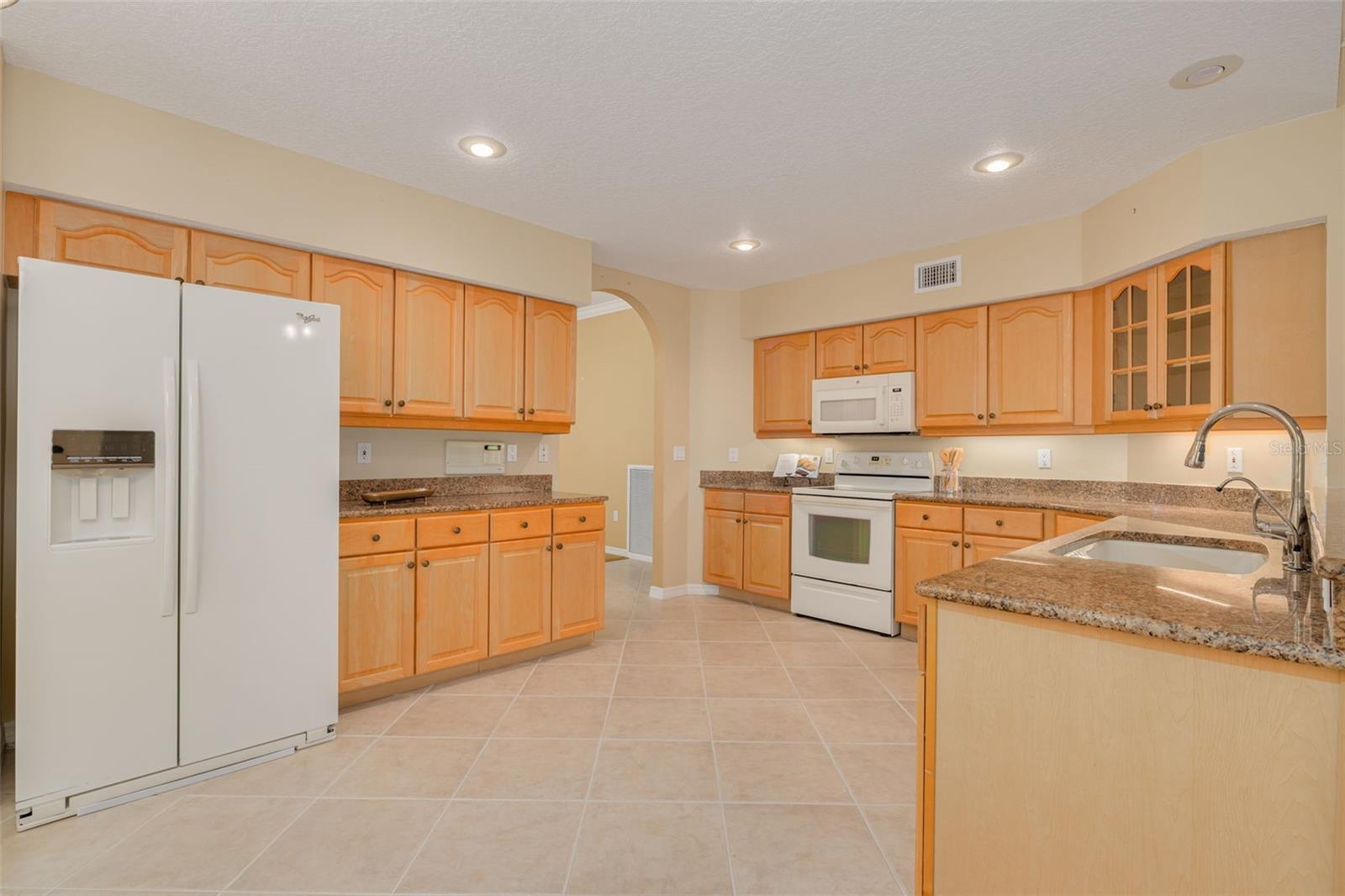 Granite countertops and new appliances - including a Reverse Osmosis system in the kitchen!