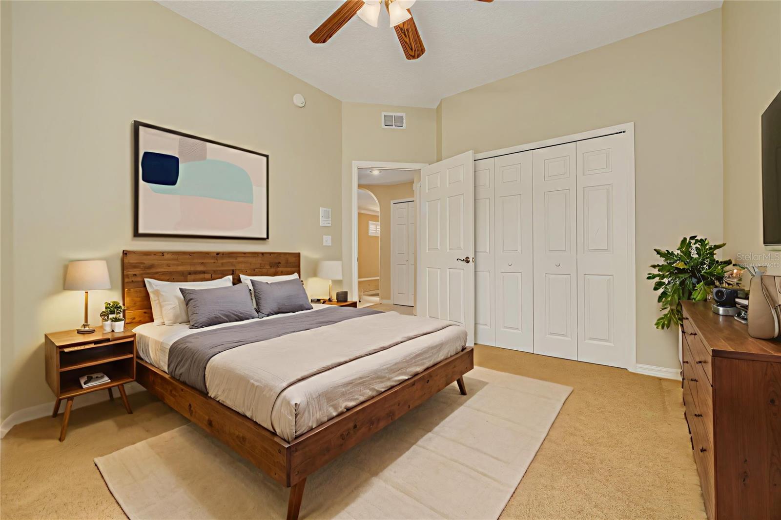 Second bedroom, virtually staged