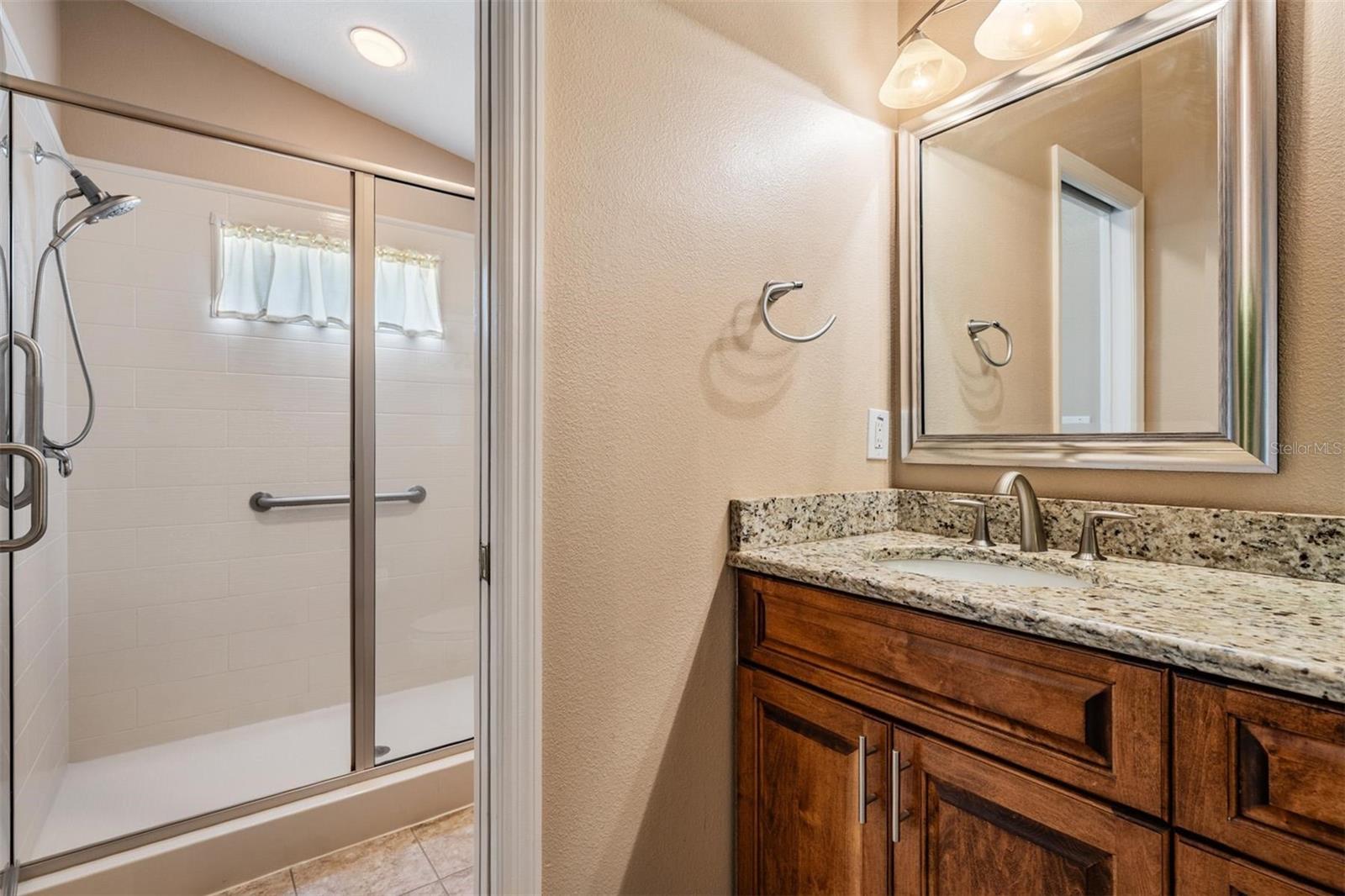 Oversized step in shower
