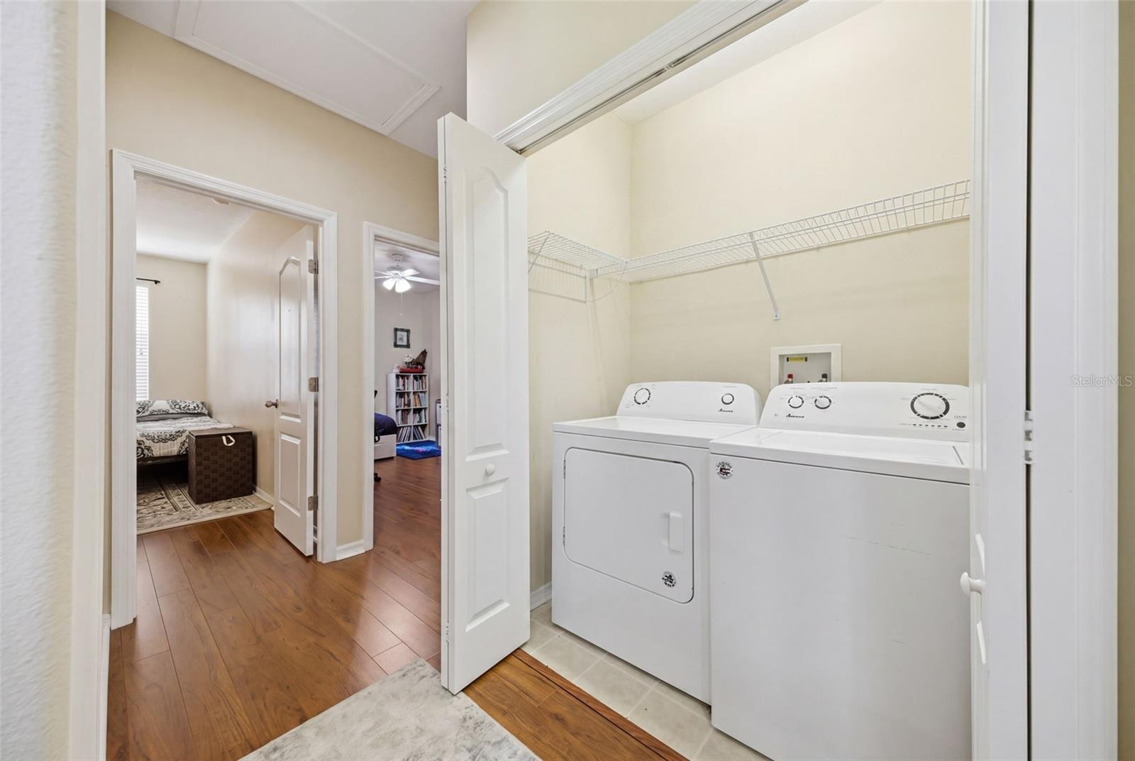 Laundry Closet on 2nd Floor