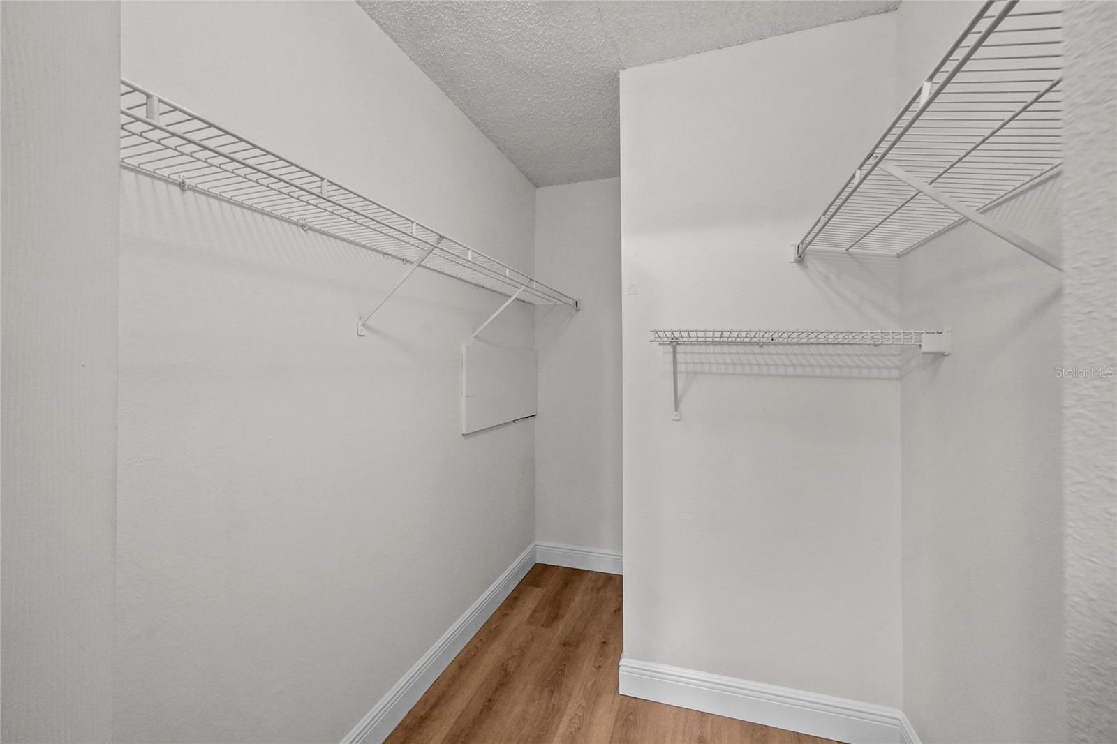 Large closet in the Owner's Retreat