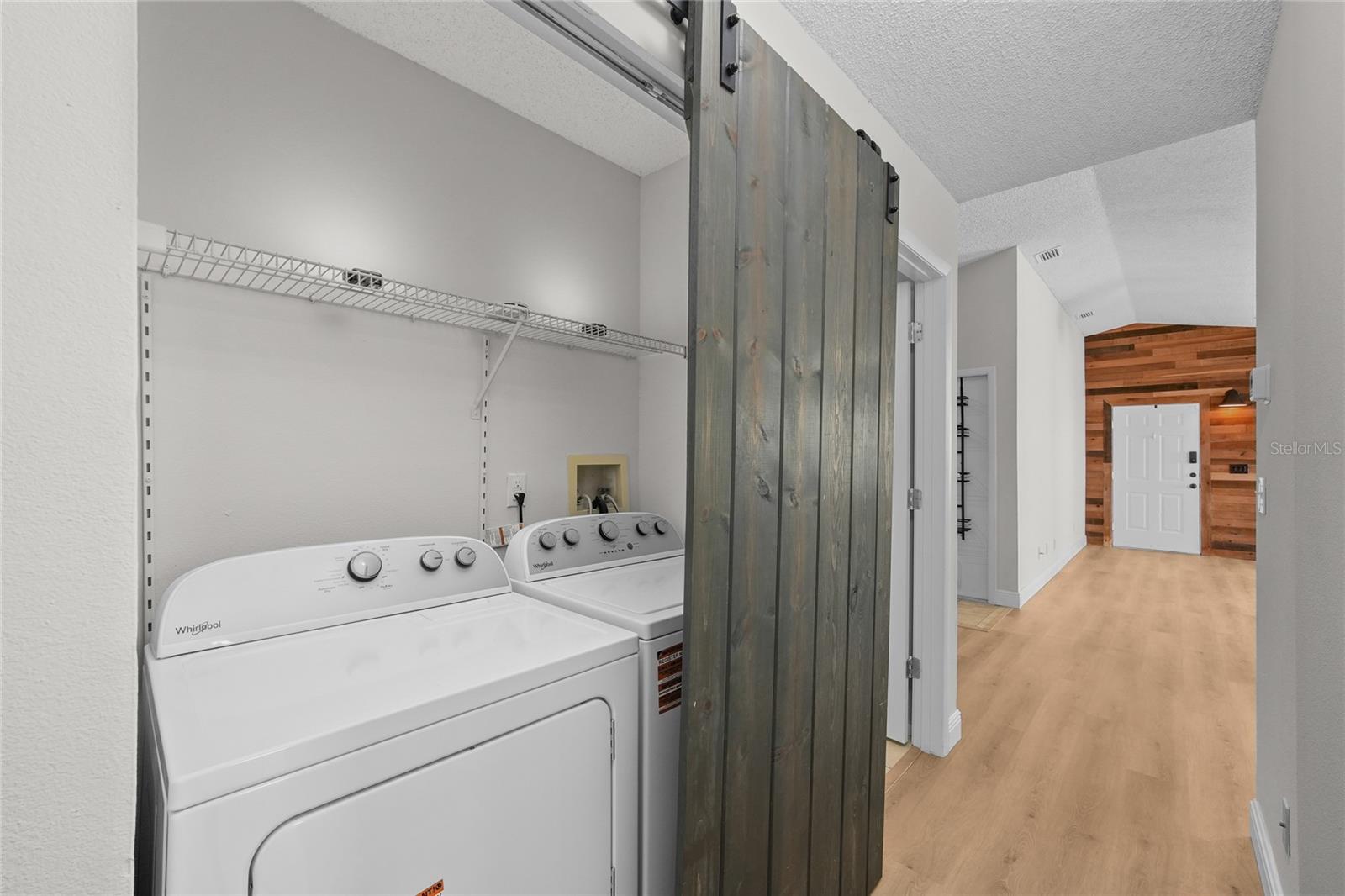 Laundry Room with Washer and Dryer that convey with the Sale