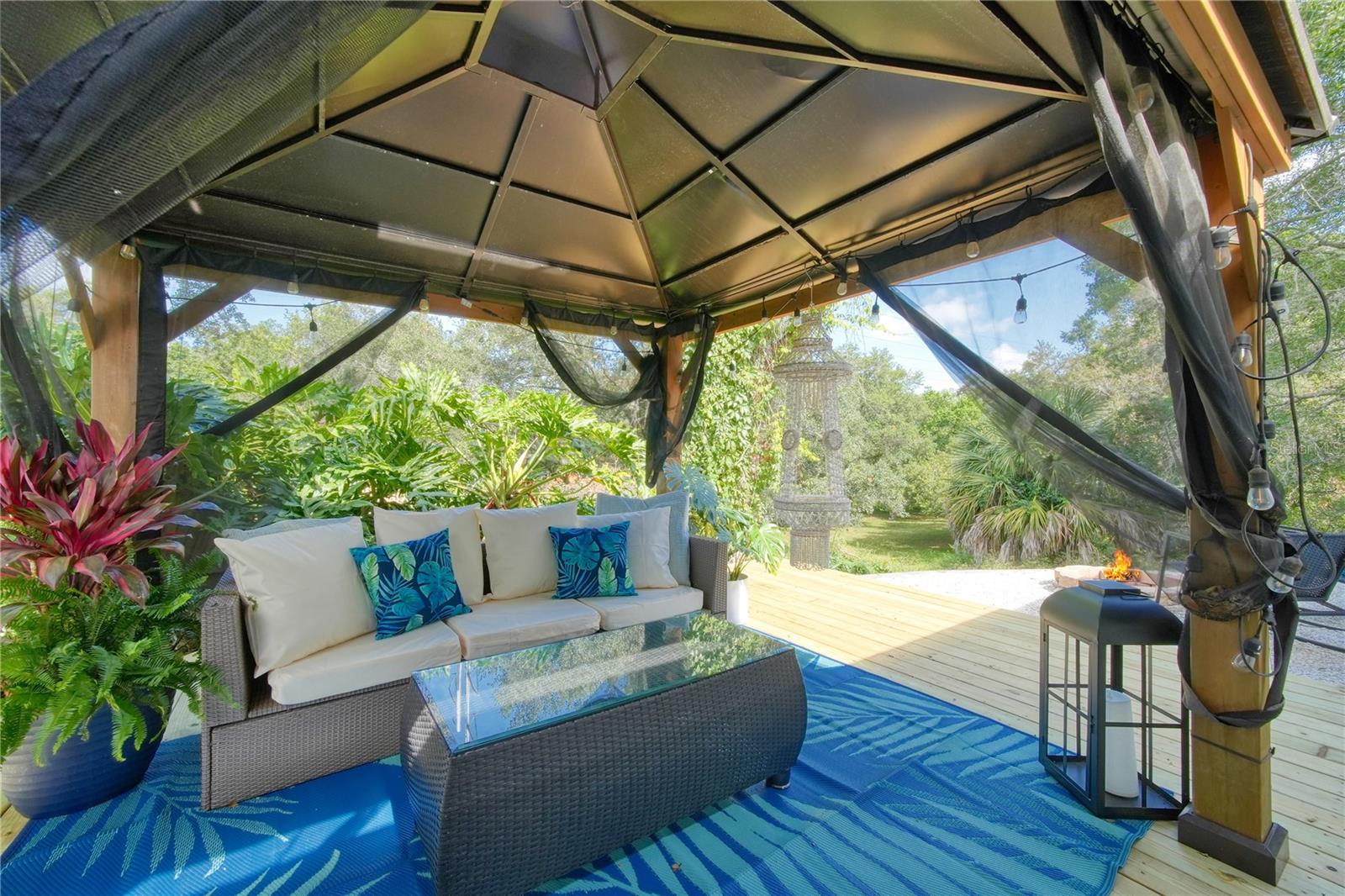 The newly built deck creates the perfect setting for morning coffee, weekend barbecues, and outdoor gatherings.
