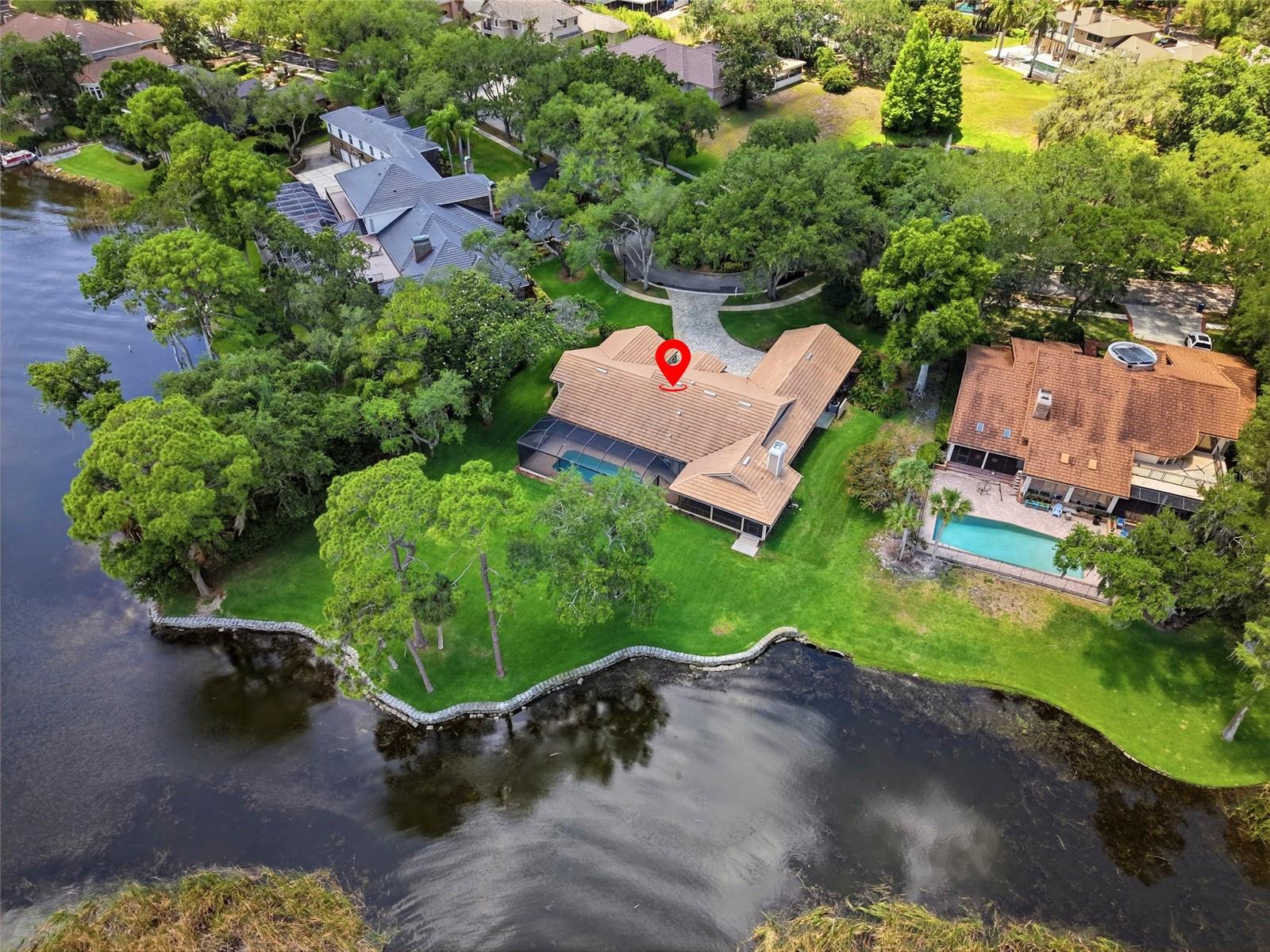 Privacy and room betweenyour neighbors offers privacyand serenity.