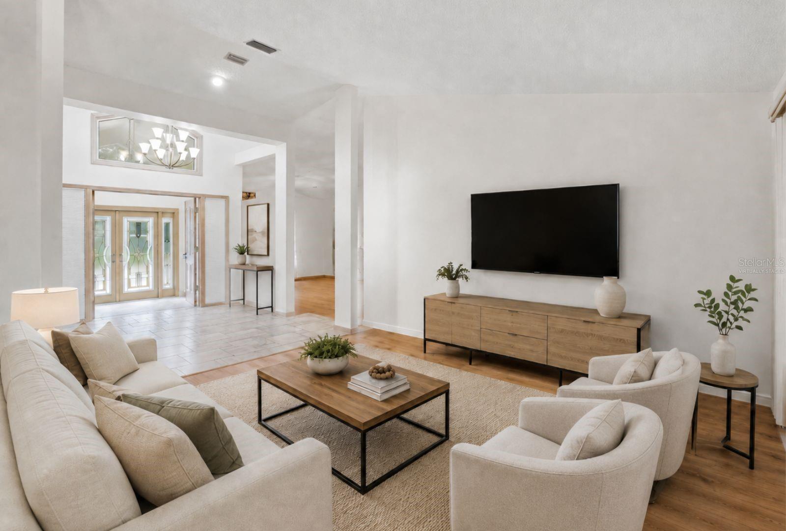 Living Room - virtually staged.