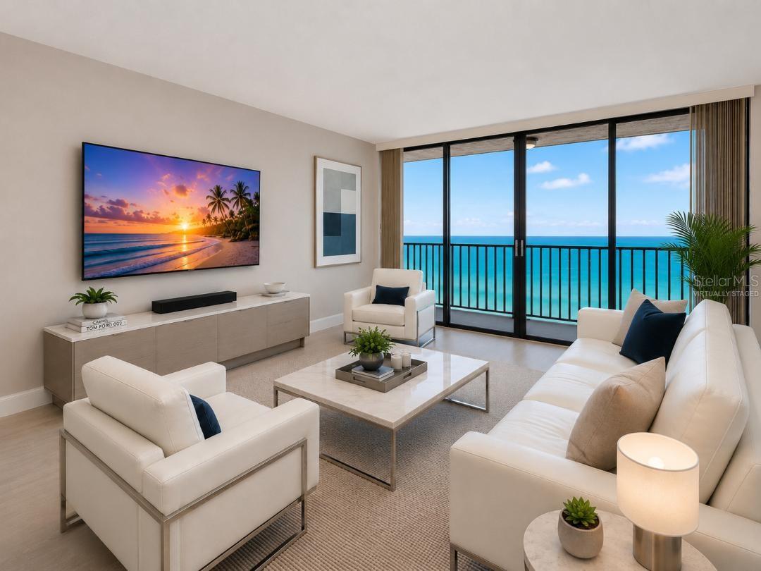 Light & Bright Contemporary Interior Design Elements.Virtually staged.