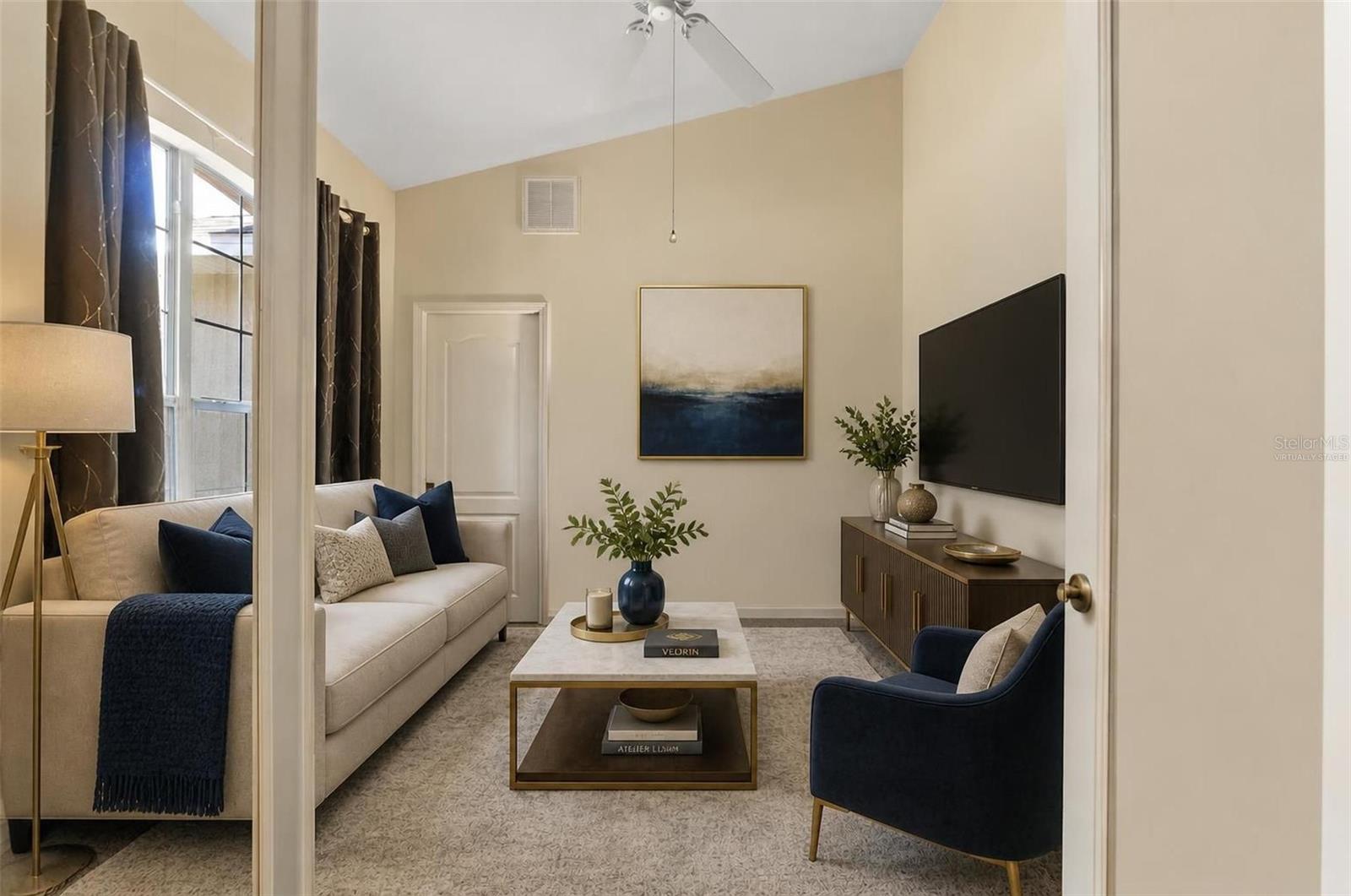 Sitting roomVirtually staged photo