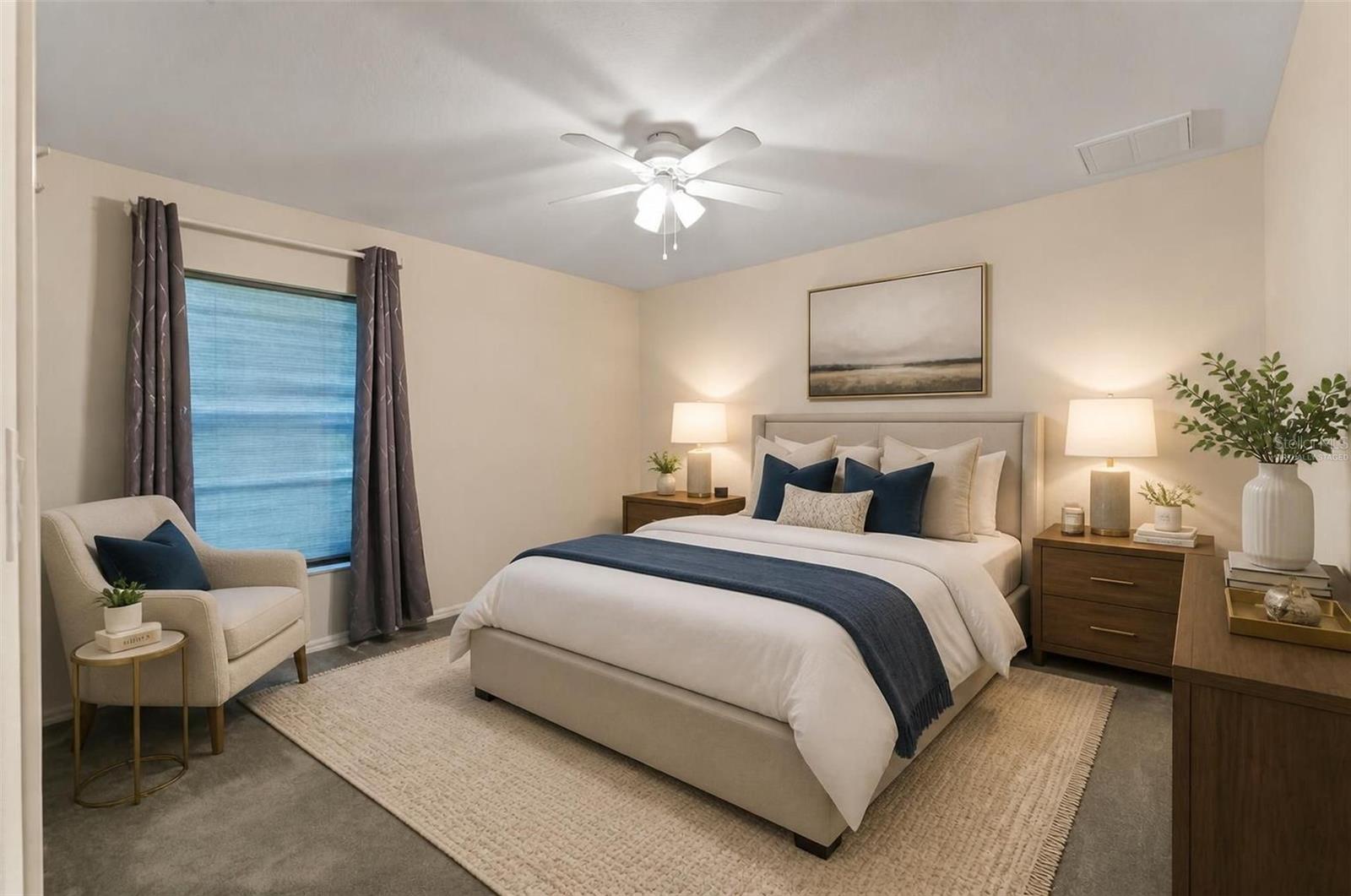 VIRTUALLY STAGED BEDROOM #4