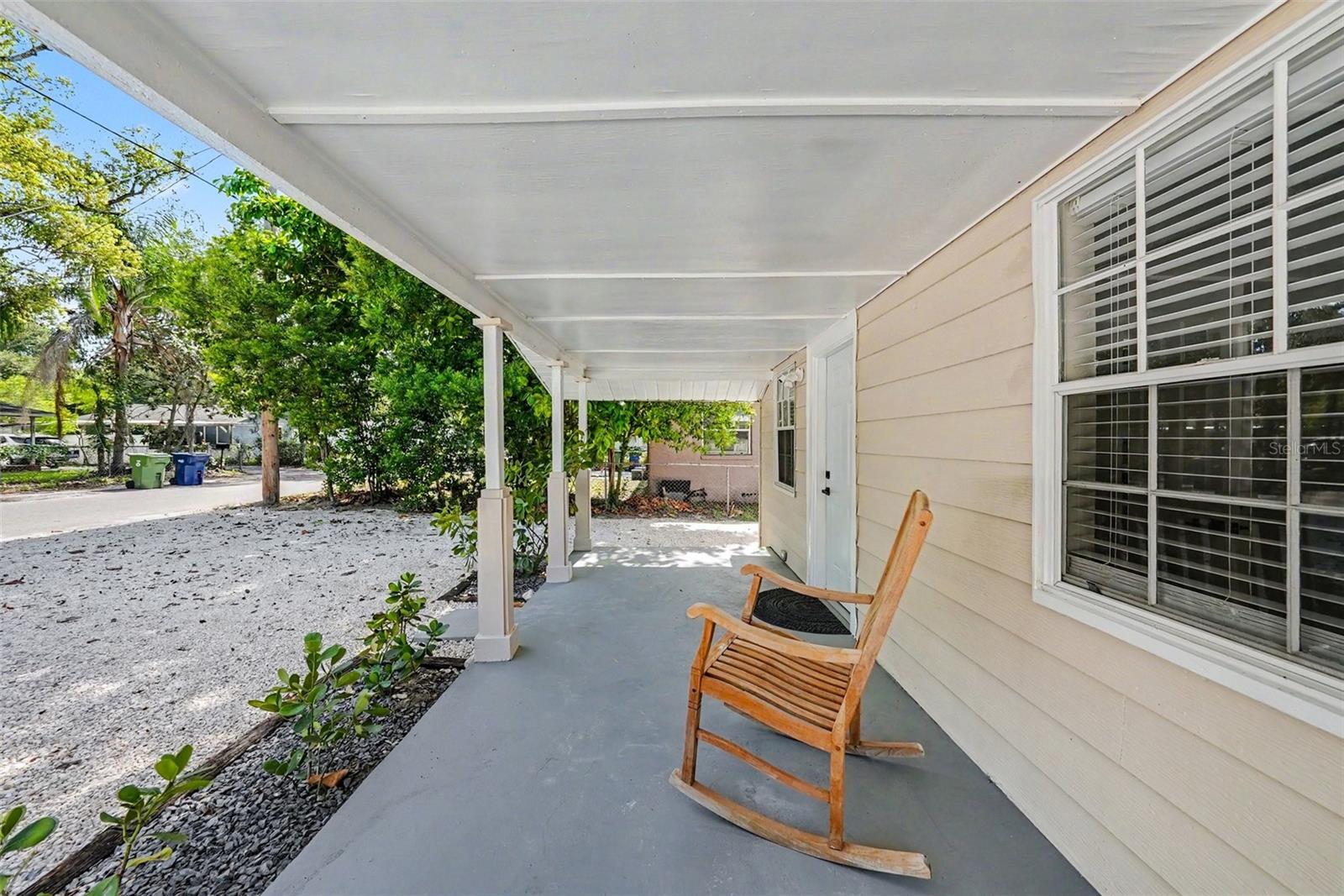 Front patio