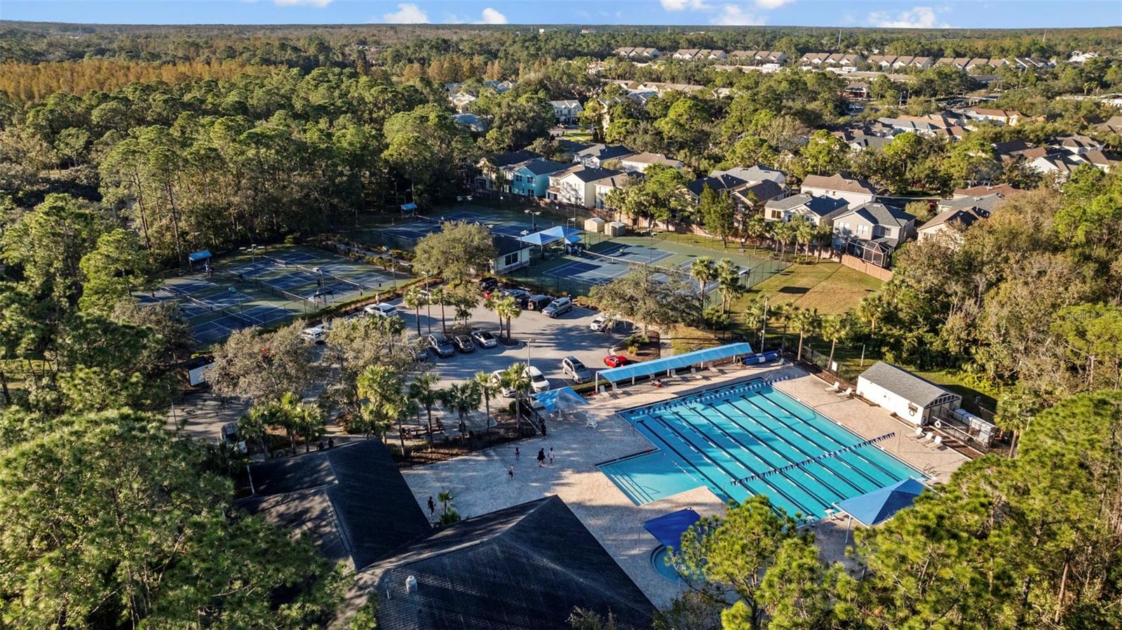 One of two swim and tennis/pickleball centers