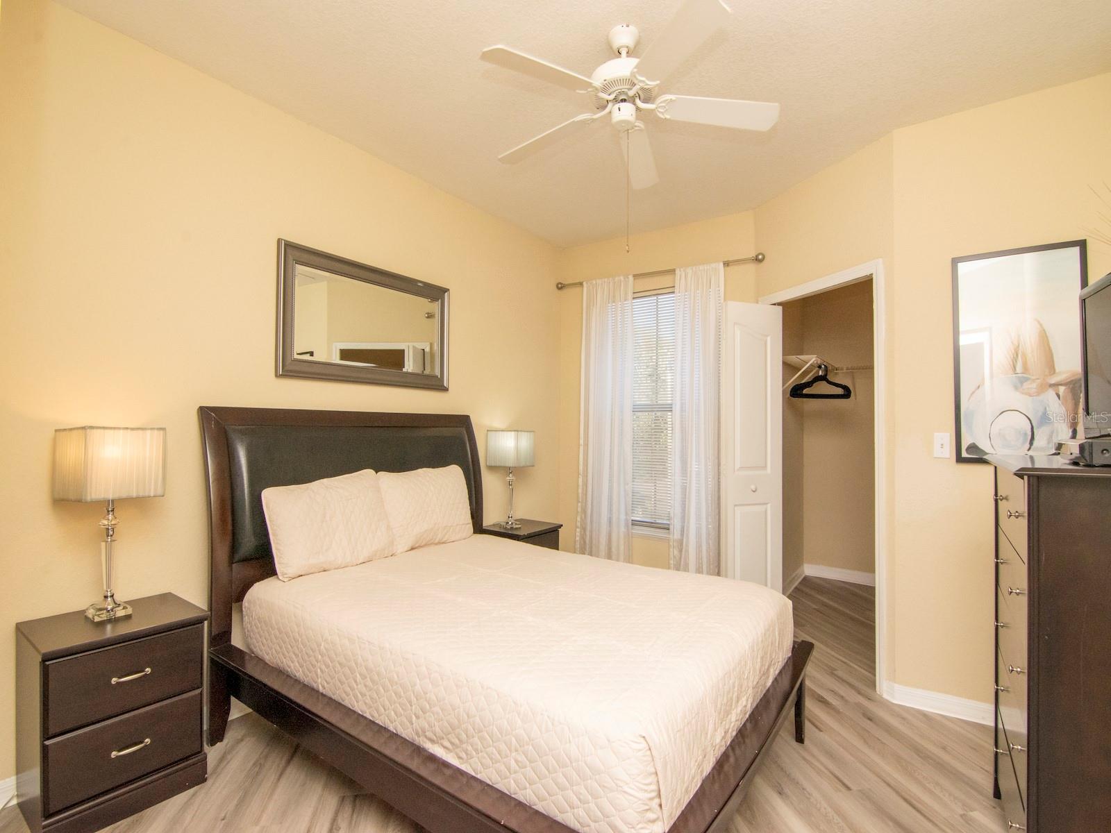 2nd Bedroom w/ Walk Closet and Direct Access to 2nd Full Bathroom
