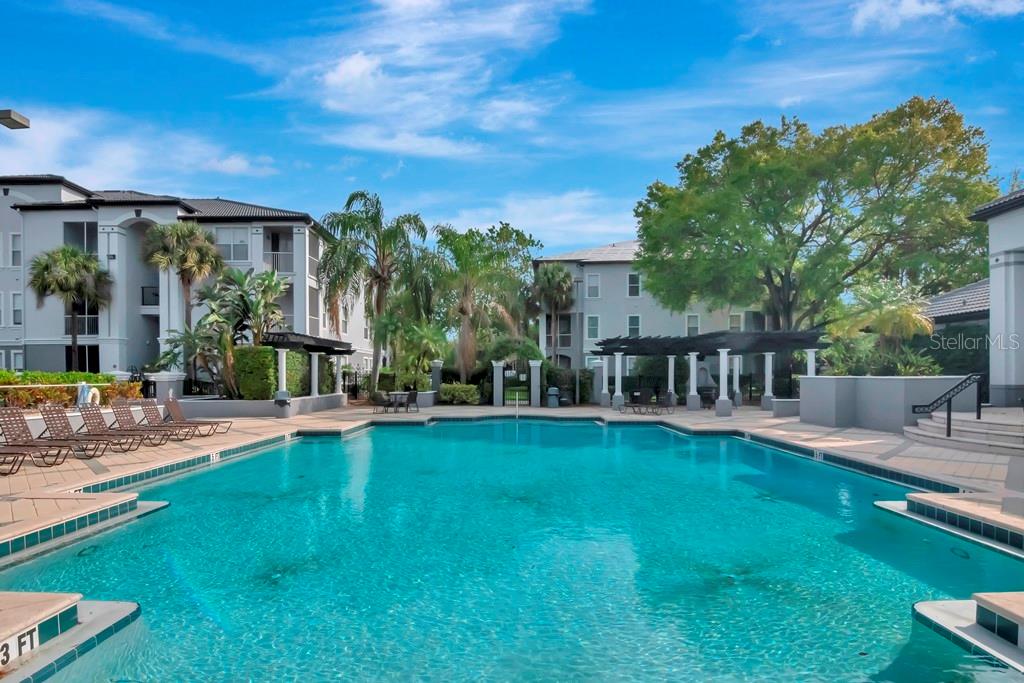 Primary Pool Area behind Clubhouse