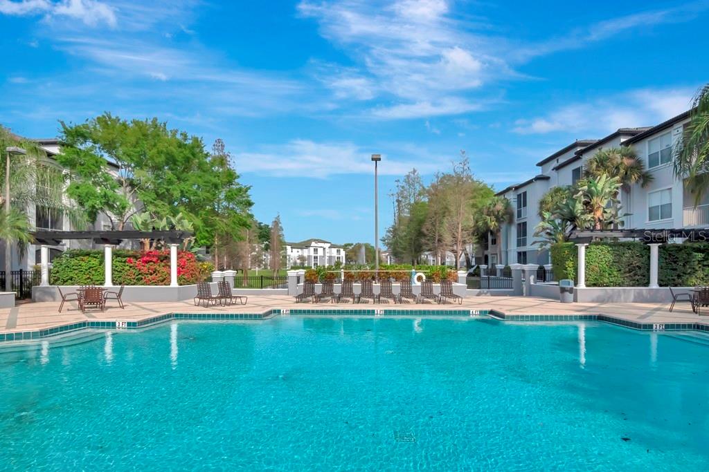Primary Pool Area behind Clubhouse