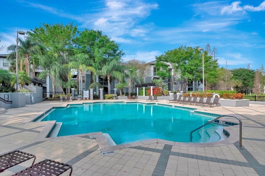 Primary Pool Area behind Clubhouse
