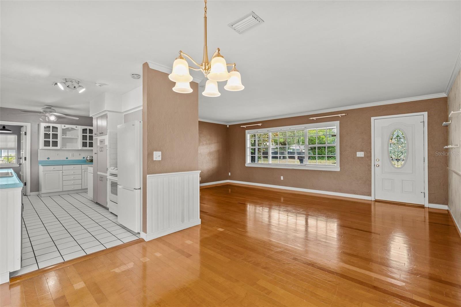 Living room dining room kitchen