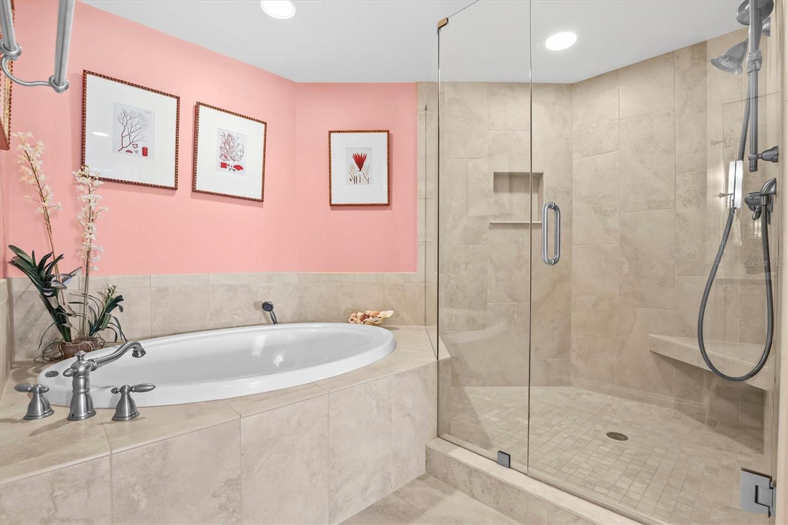 Custom Glass Shower and Tub