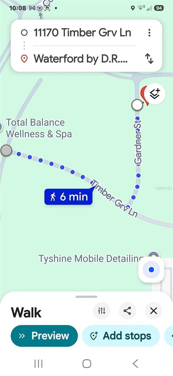 Walk to pool and playground