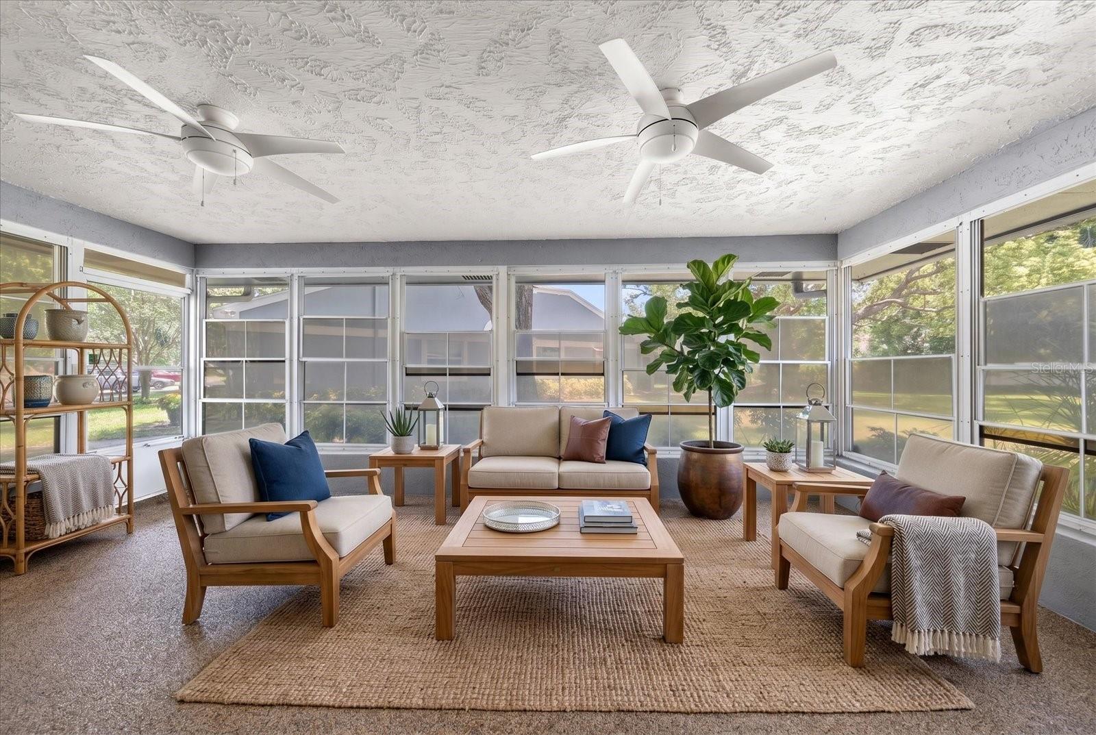 Virtually Stage enclosed Lanai