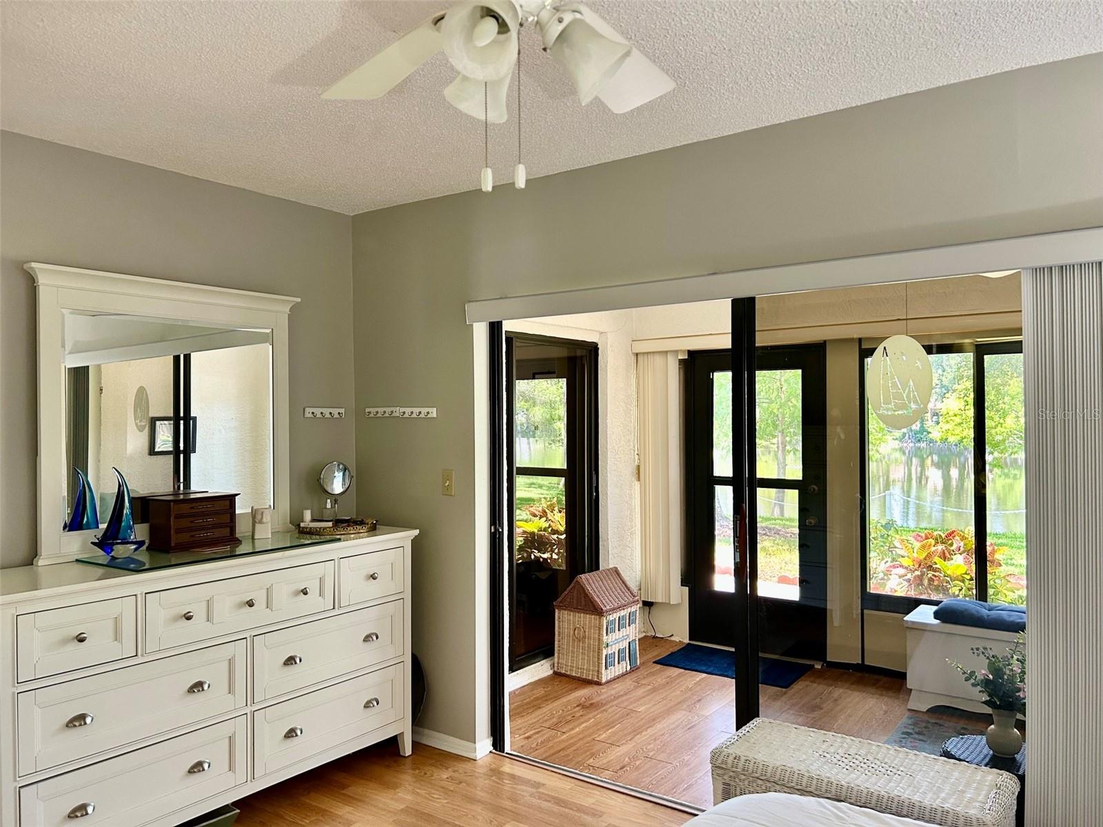 Primary Bedroom With Beautiful Lake Views