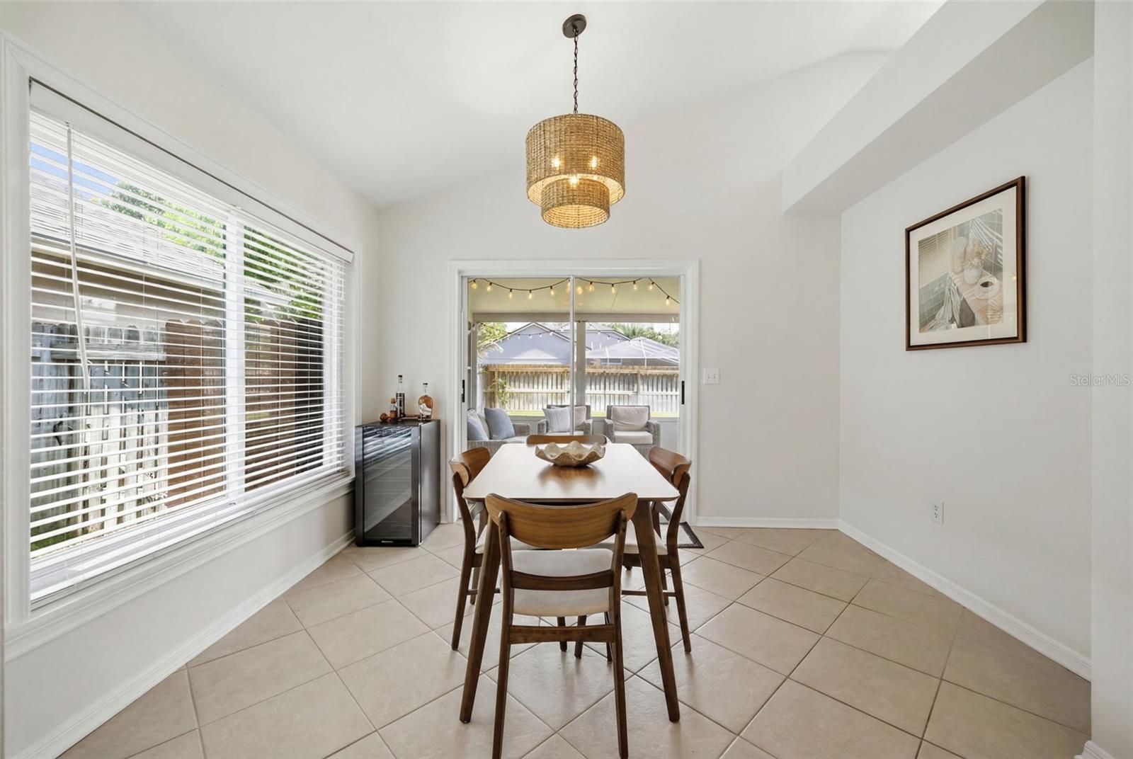 Plenty of room for kitchen dining