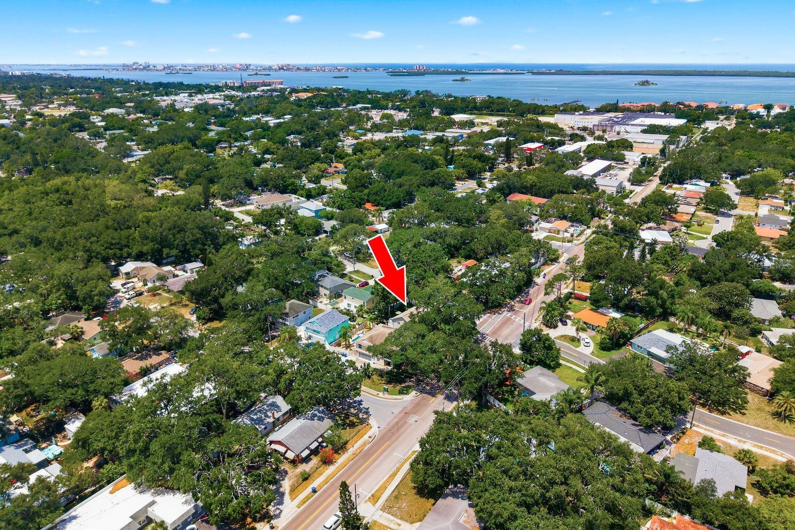 .5 miles from downtown Dunedin, .5 miles from Pinellas trail.