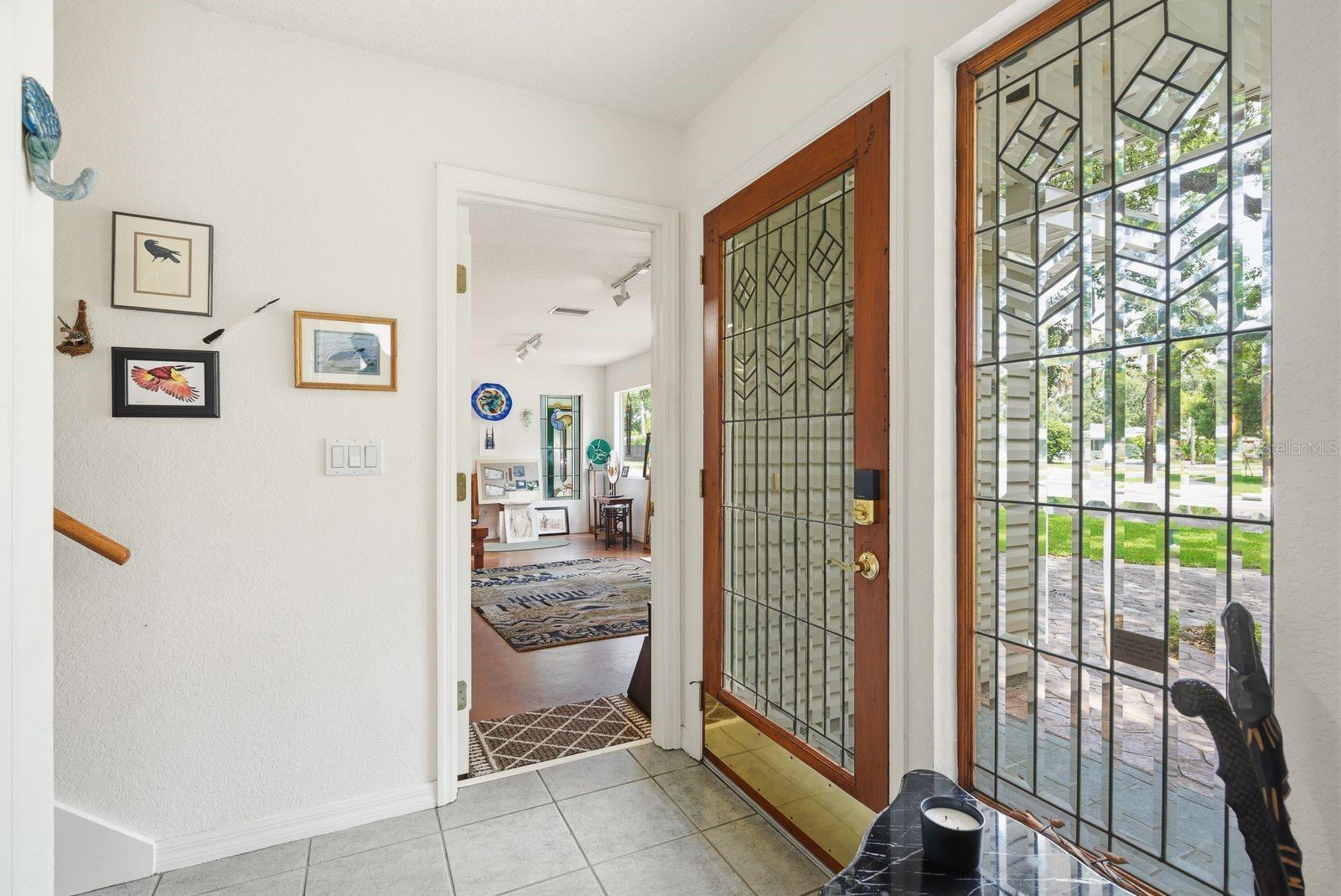 Front Door/Office Door.