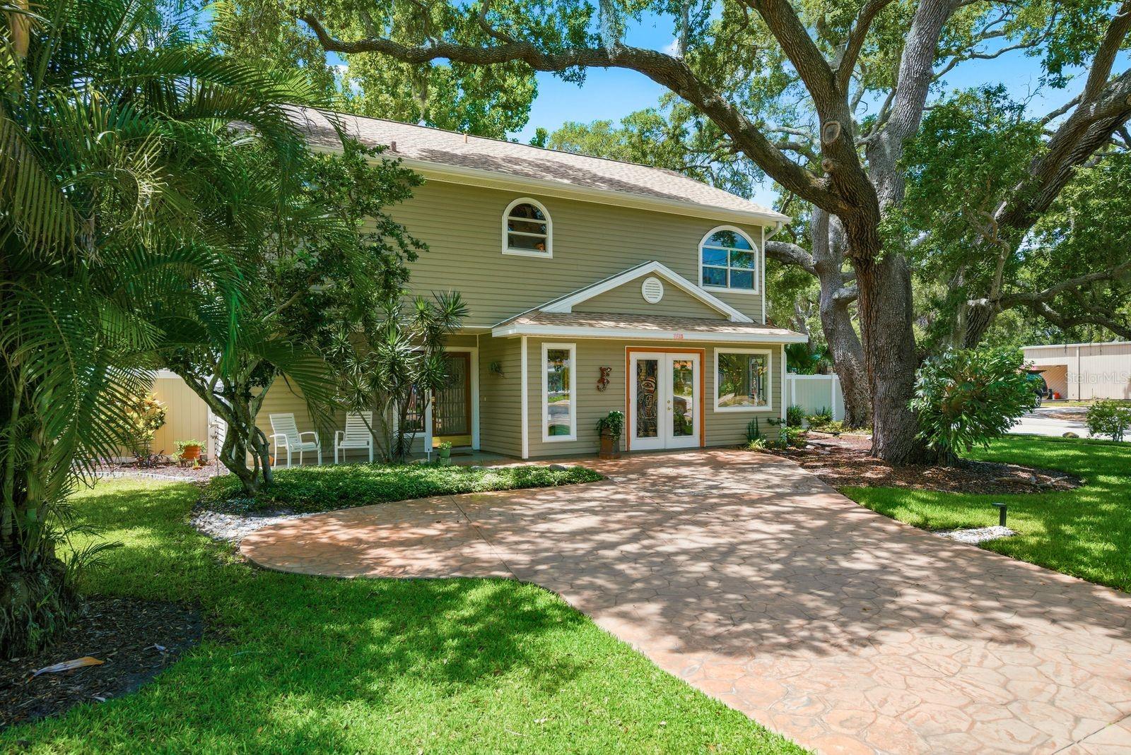 Front of home.