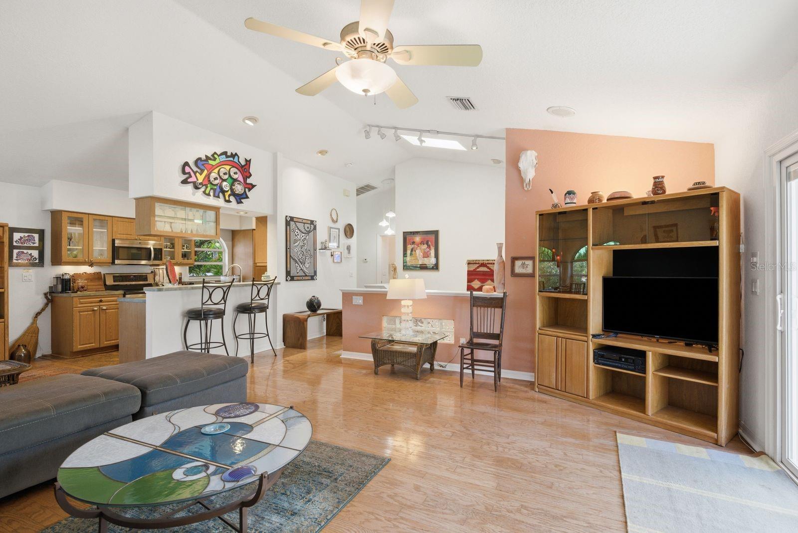 Living Room to kitchen.