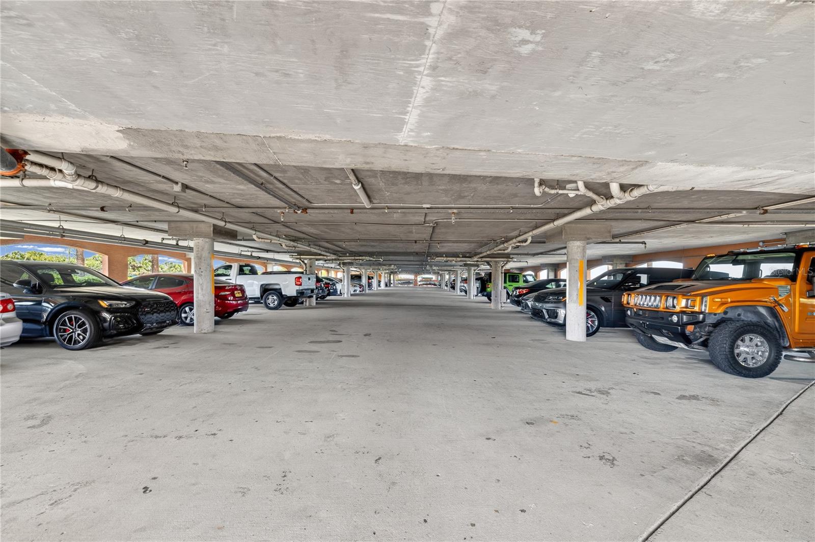 Parking Garage under Bldg 9- open parking