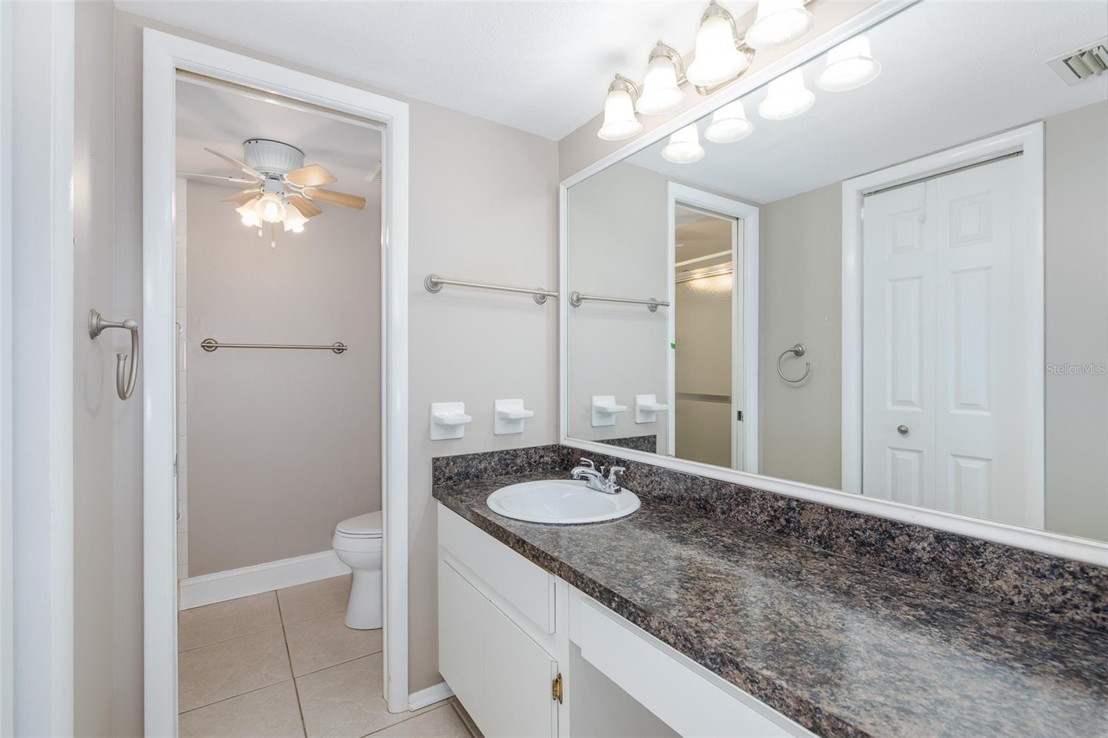 Master Bath with walk in closet