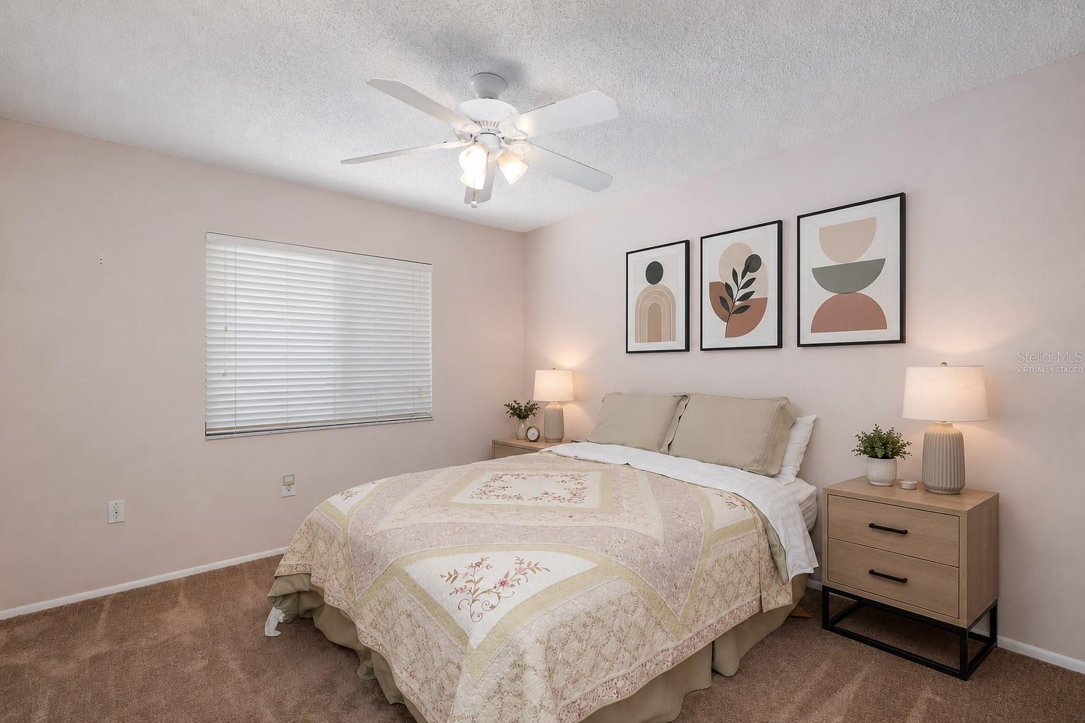 virtually stagedguest bedroom