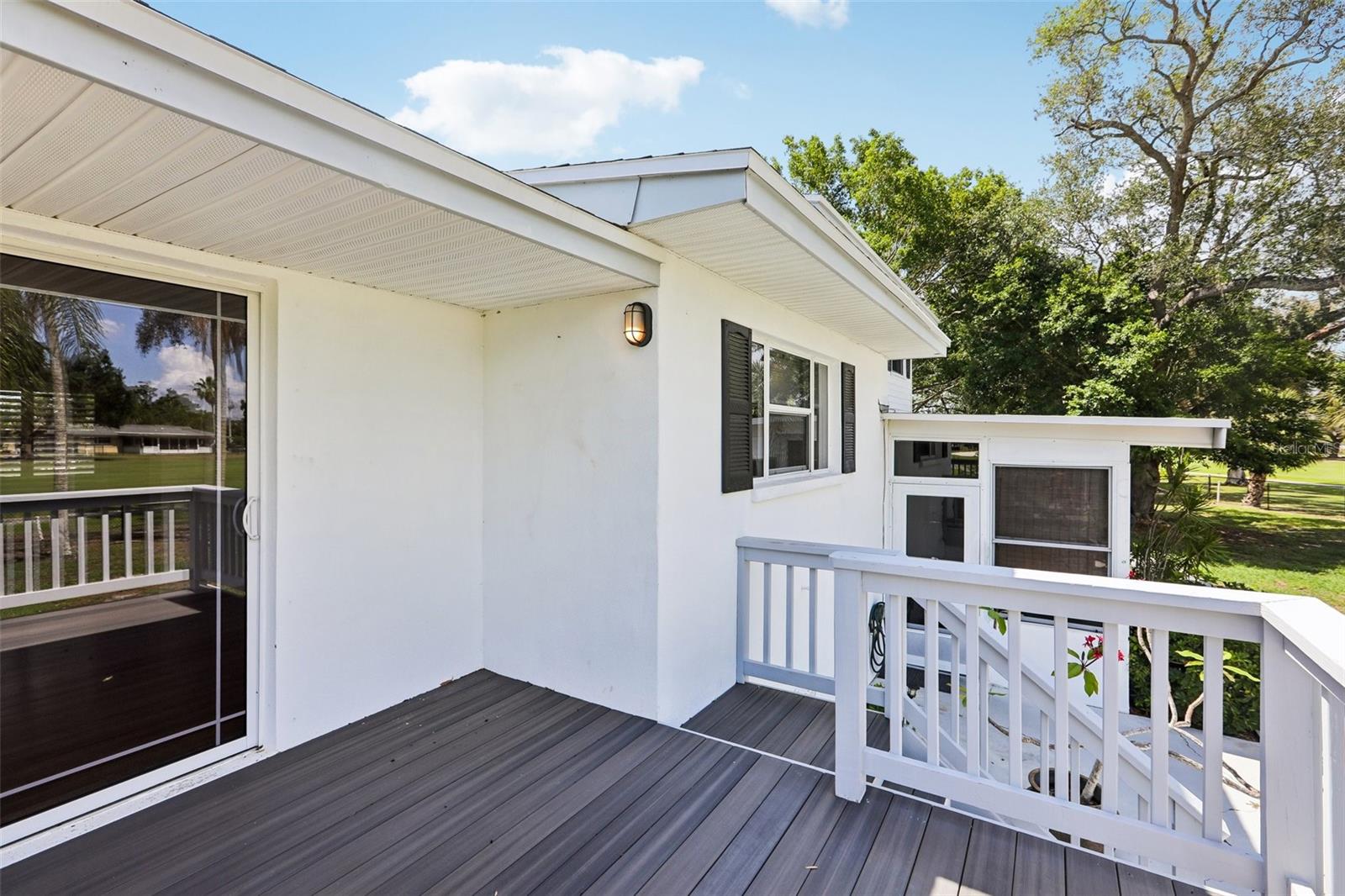 Back deck off kitchen
