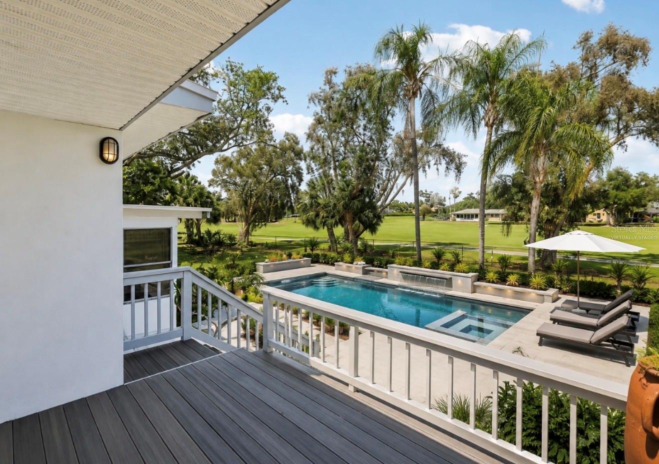 Virtually staged Pool