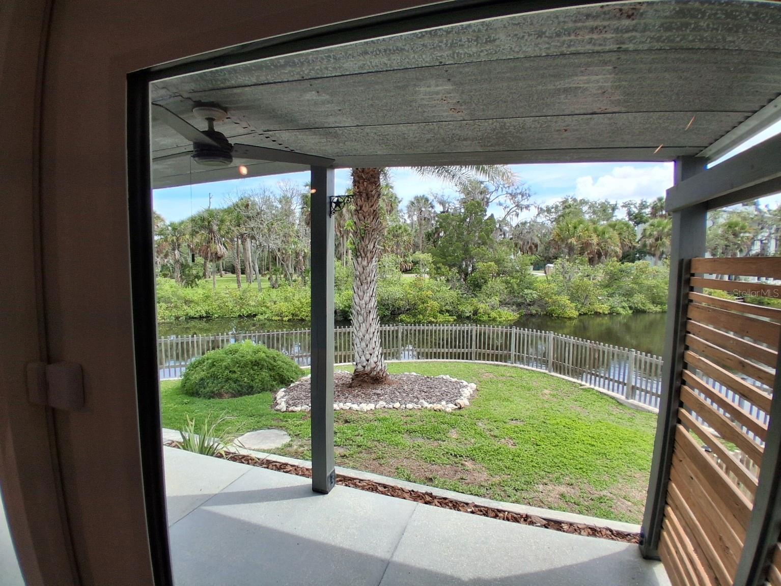 Nice view from dining area!
